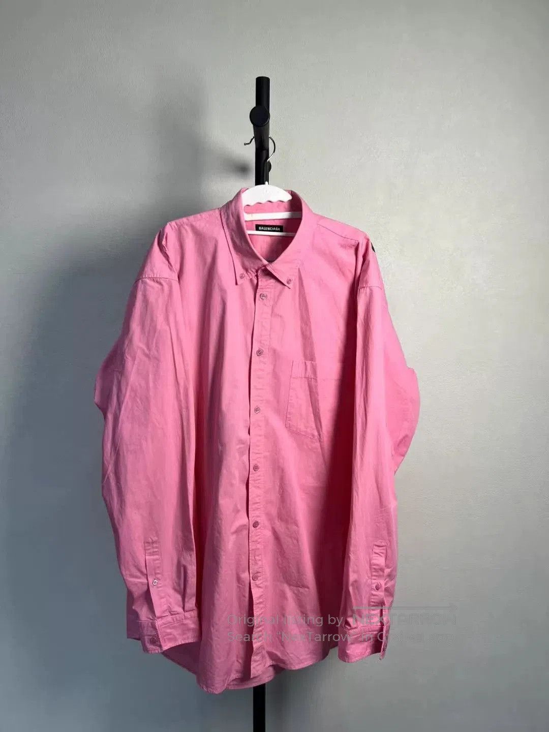 Balenciaga Balenciaga Back Logo Pink Shirt. Size US M / EU 48-50 / 2 - 1 Thumbnail