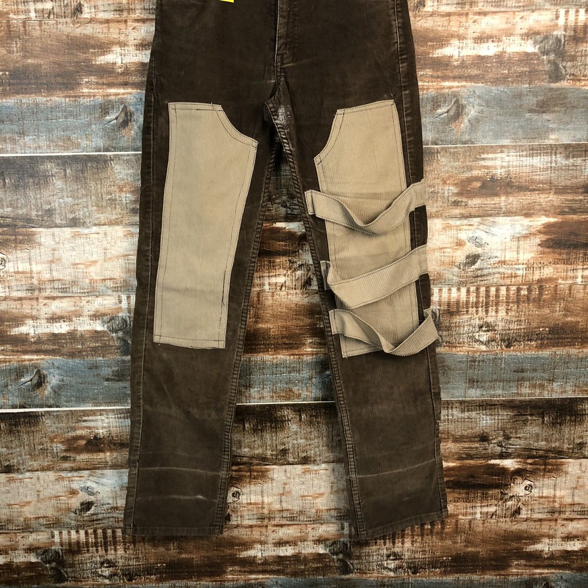 Levi's DL Levis 505 custom Brown Conduroy Jeans #C636 Size US 28 / EU 44 - 3 Thumbnail
