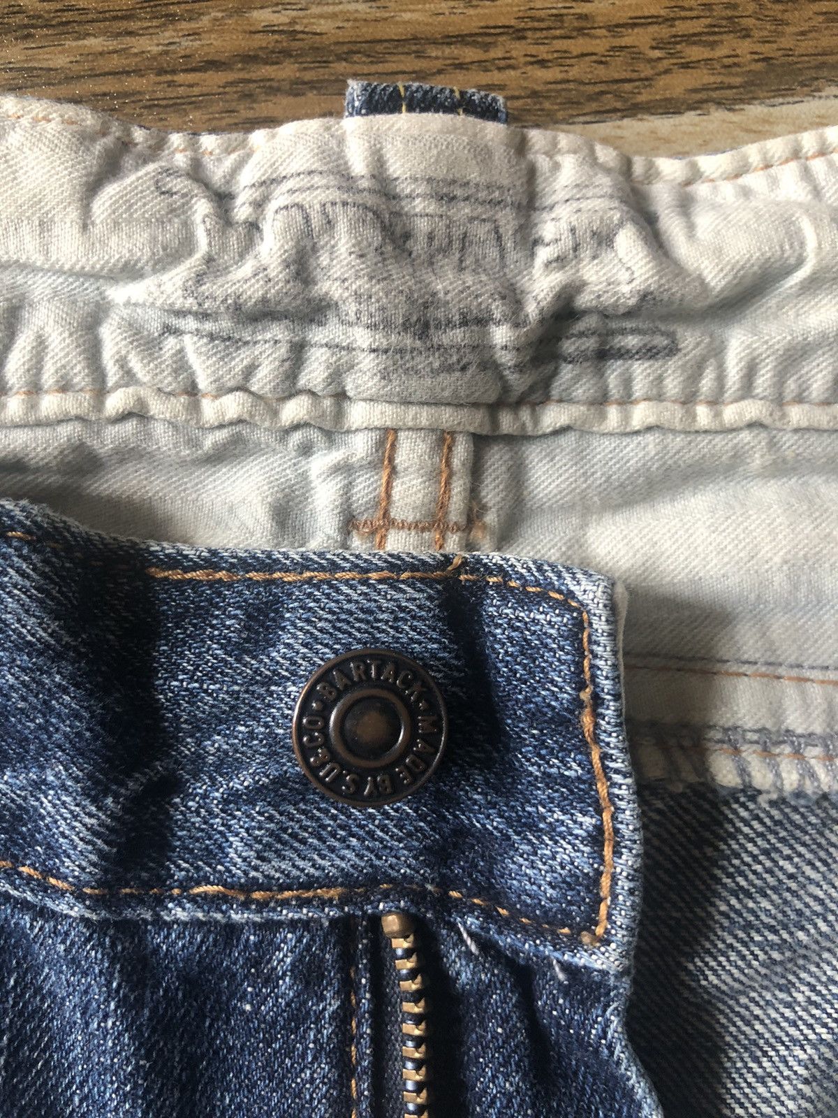 Japanese Brand × Kapital × Le Grande Bleu (L.G.B.) Vtg Y2K bartack patchwork sashiko boro opium kapital Size US 32 / EU 48 - 9 Thumbnail
