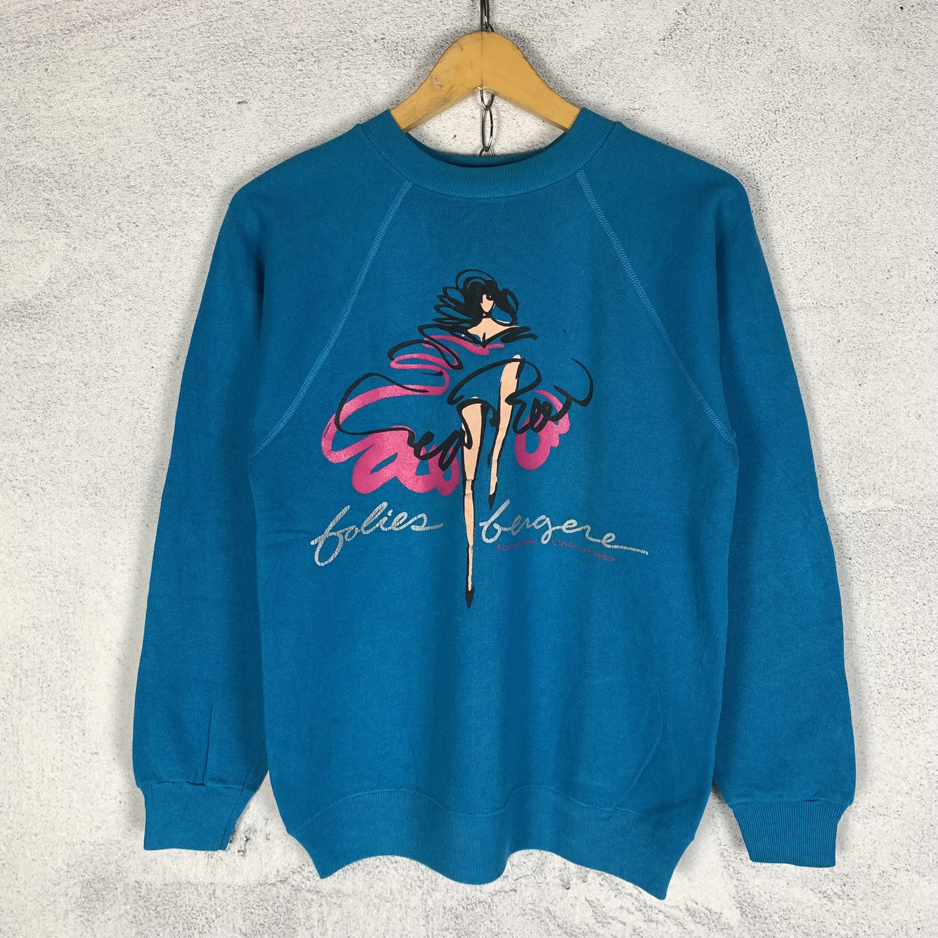 Vintage Vintage Folies Bergere Casino Las Vegas Sweatshirt Crewneck Size US S / EU 44-46 / 1 - 1 Thumbnail