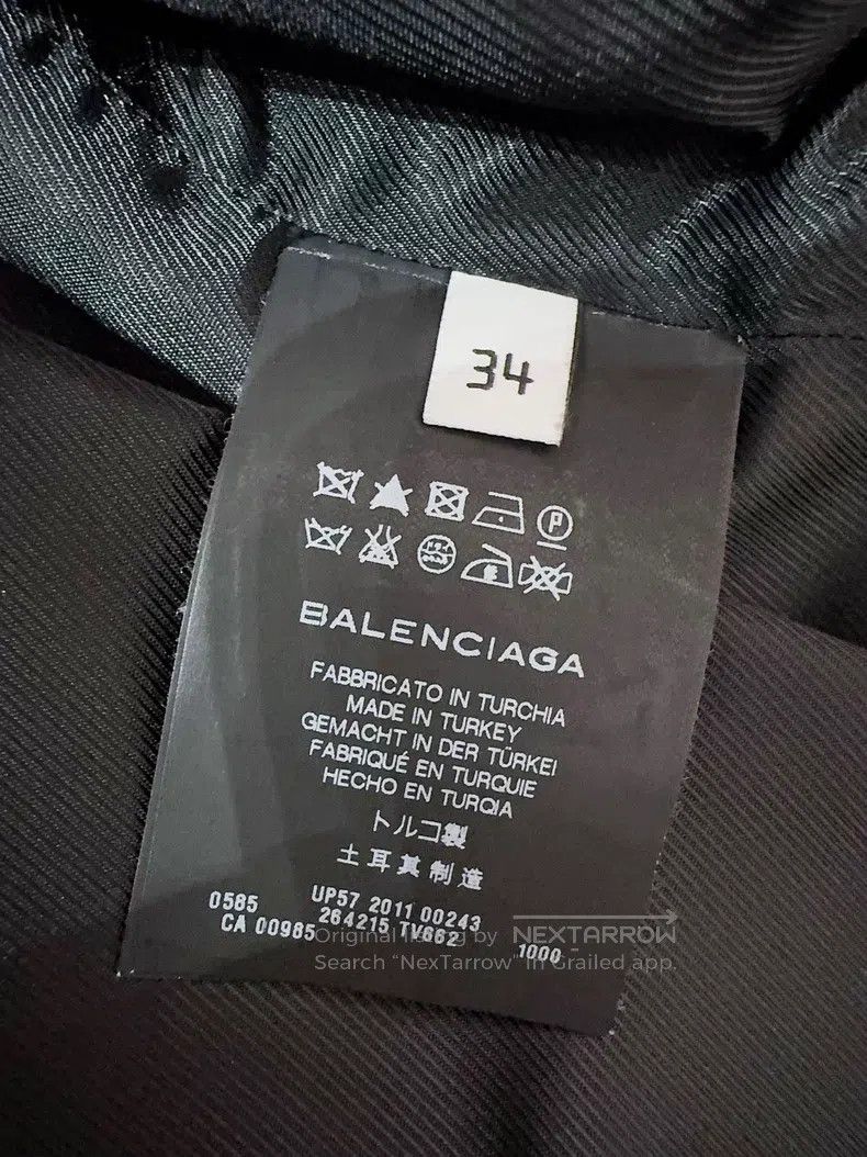 Balenciaga Balenciaga Motorcycle Leather Jacket Size XXS / US 00 / IT 34 - 4 Thumbnail