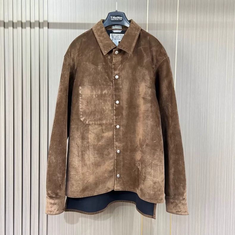 Dior Dior Co-branded embroidered letter suede jacket 2504-Nextar Size US M / EU 48-50 / 2 - 1 Thumbnail