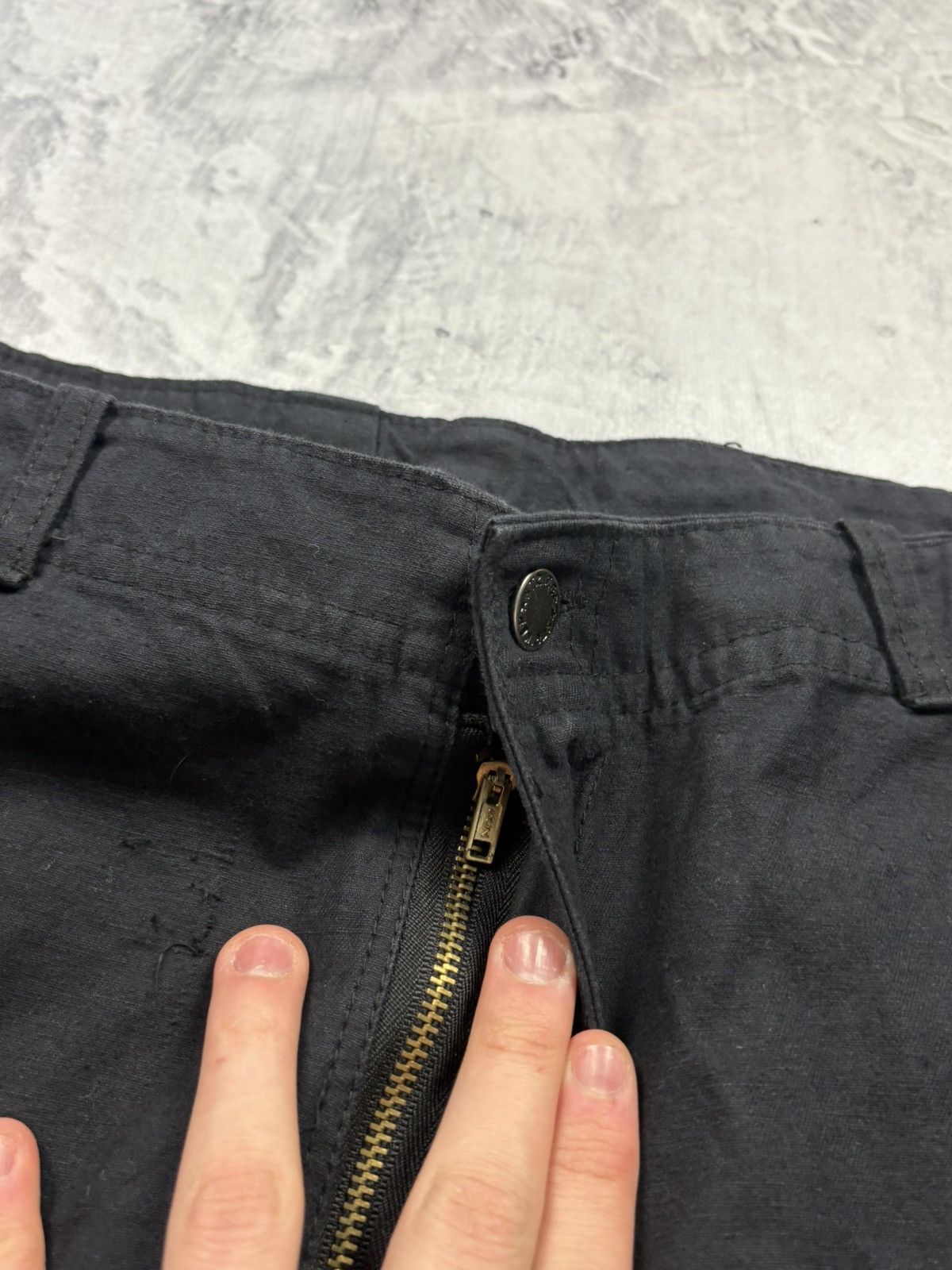 Japanese Brand Ultra Baggy Avant Garde Jorts Retro Cargo Multipocket RAP Size US 40 / EU 56 - 7 Thumbnail