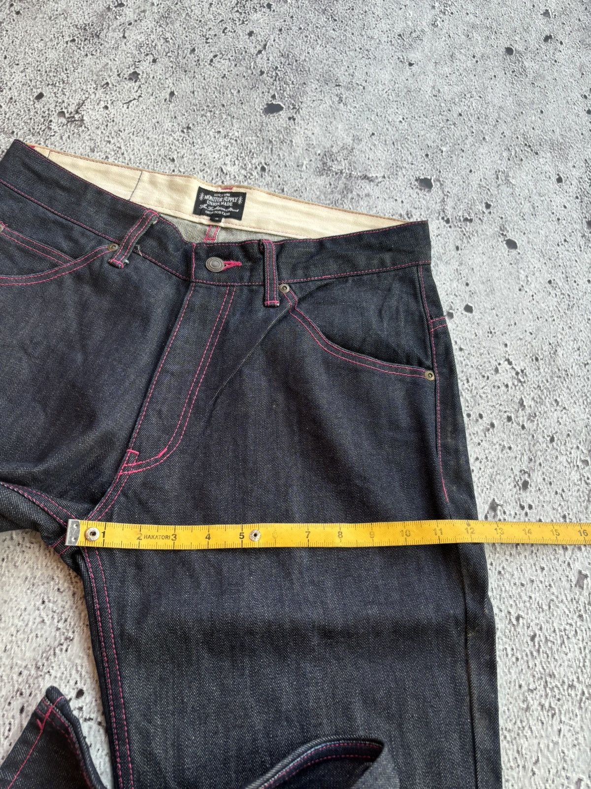 Hysteric Glamour 2000's monitor gdw union made denim jeans Size US 33 - 13 Thumbnail