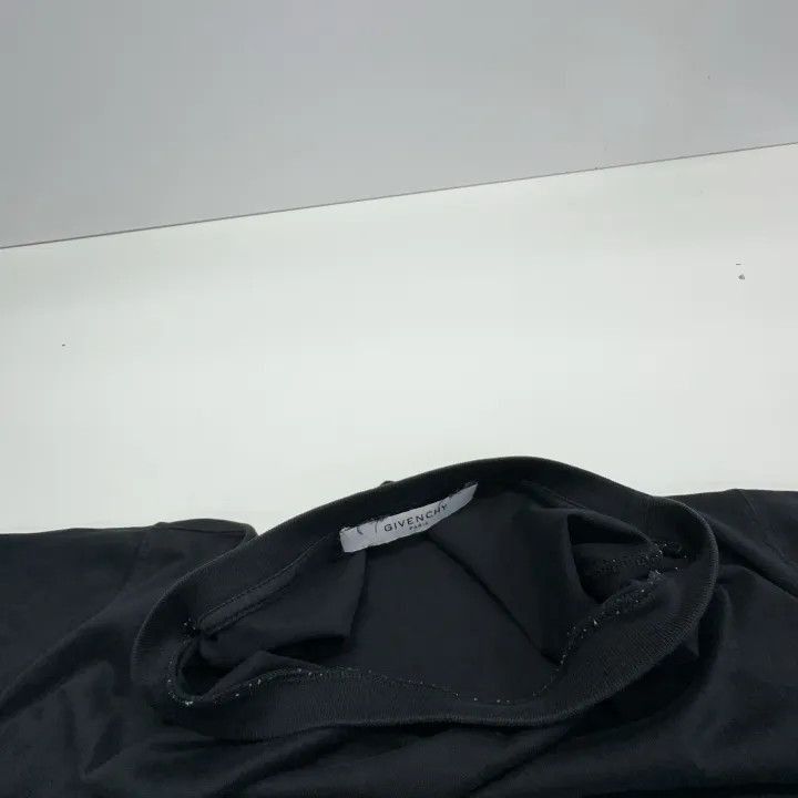 Givenchy Givenchy Givenchy Black Embroidered Cotton TShirt for Men Size US M / EU 48-50 / 2 - 2 Thumbnail