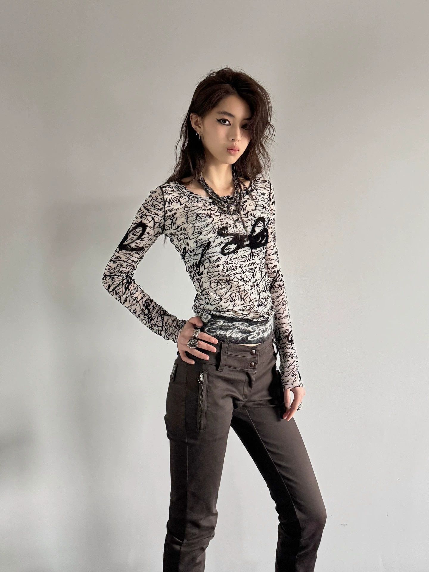 Jean Paul Gaultier JP Gaultier 3D Embroidered Double Tulle Top Vintage S Size S / US 4 / IT 40 - 2 Thumbnail