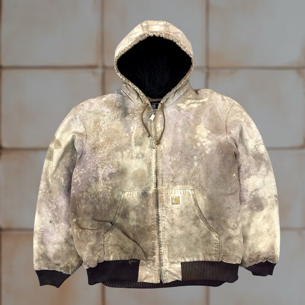 Carhartt Carhartt Work Wear J140 BRN Jacket Men's XL Insulted Loose Fit Zip Up Size US XL / EU 56 / 4 - 1 Thumbnail