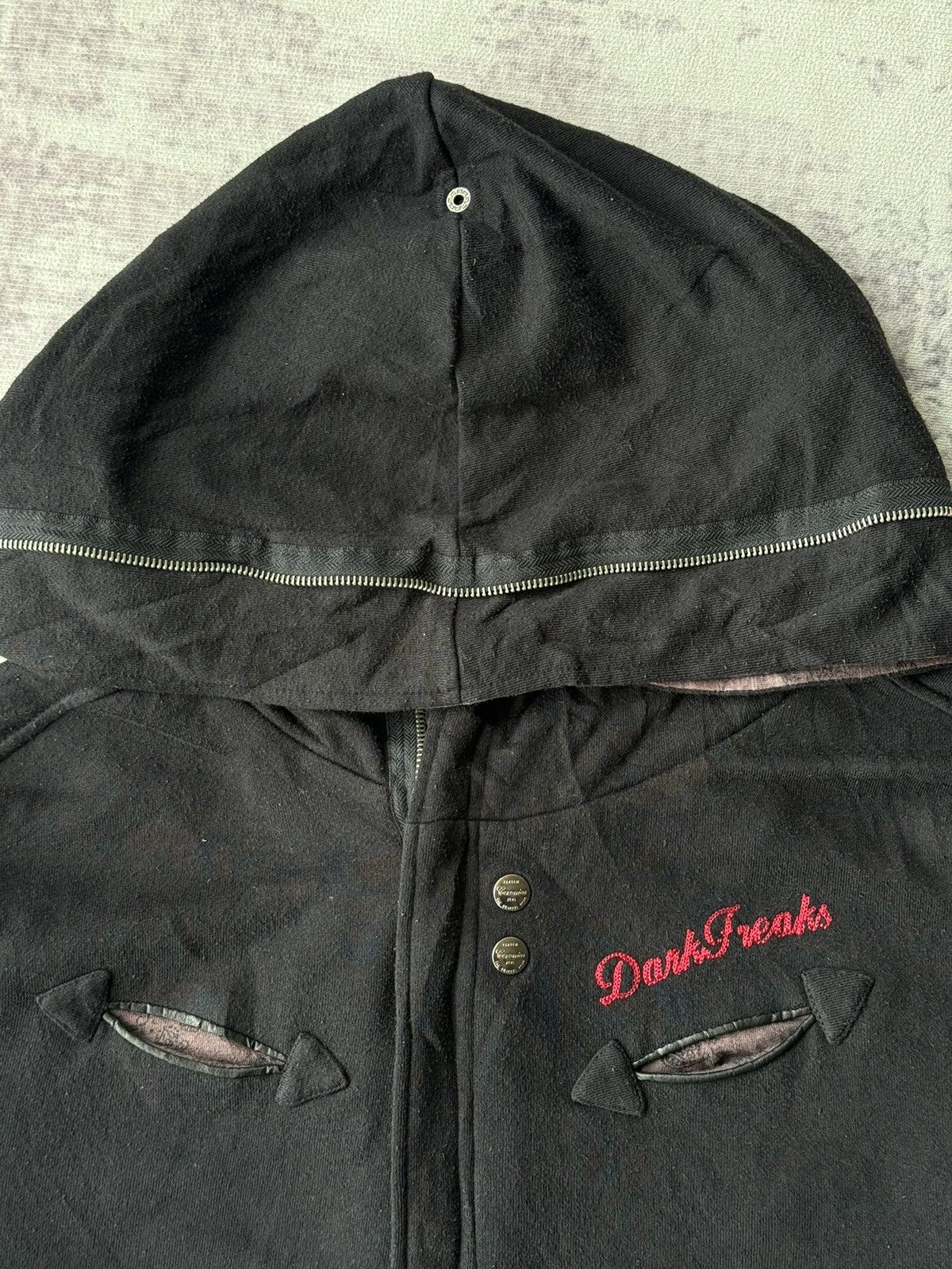 Japanese Brand In The Dark Punk Riot Poem Bono Jacket Hoodies Size US L / EU 52-54 / 3 - 8 Thumbnail