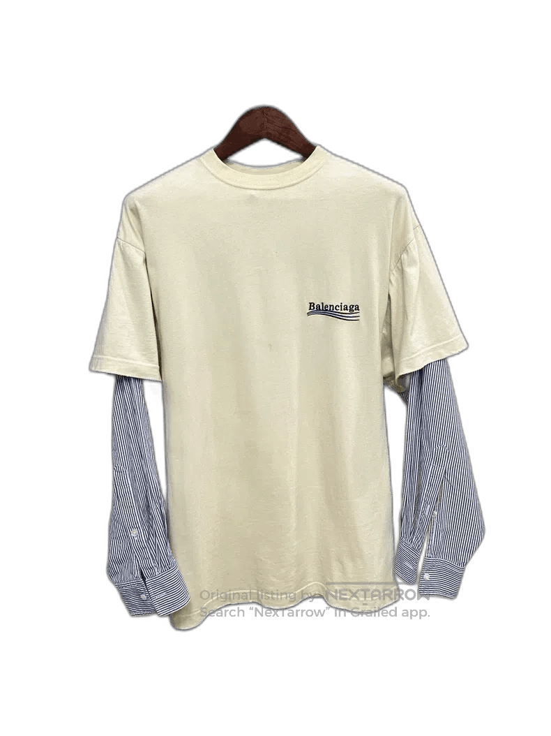 Balenciaga Balenciaga Beige Long Sleeve Two. Size US S / EU 44-46 / 1 - 1 Thumbnail