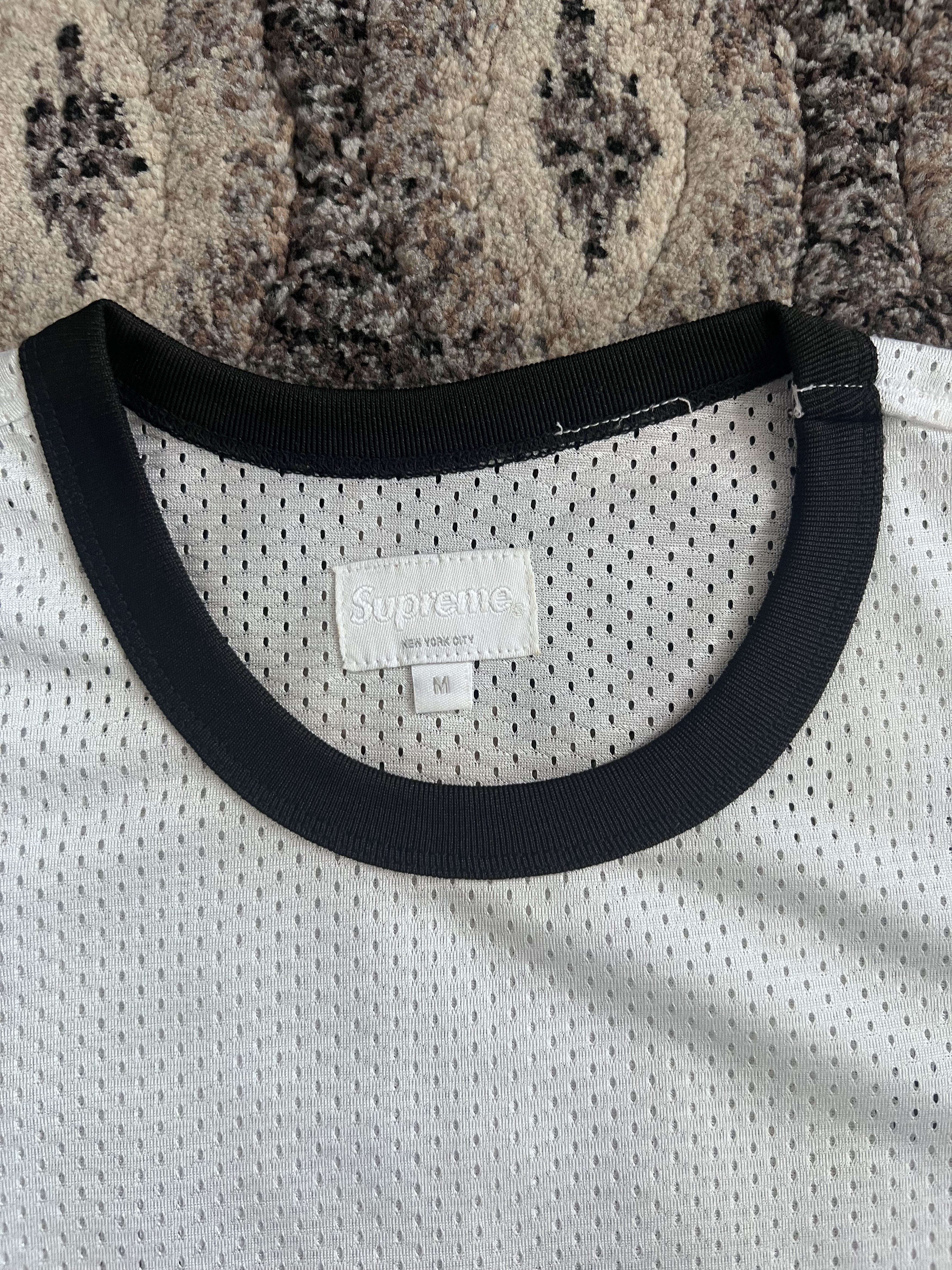Supreme × Vintage Supreme Mesh Crewneck from S/S13 in White Size US M / EU 48-50 / 2 - 4 Thumbnail