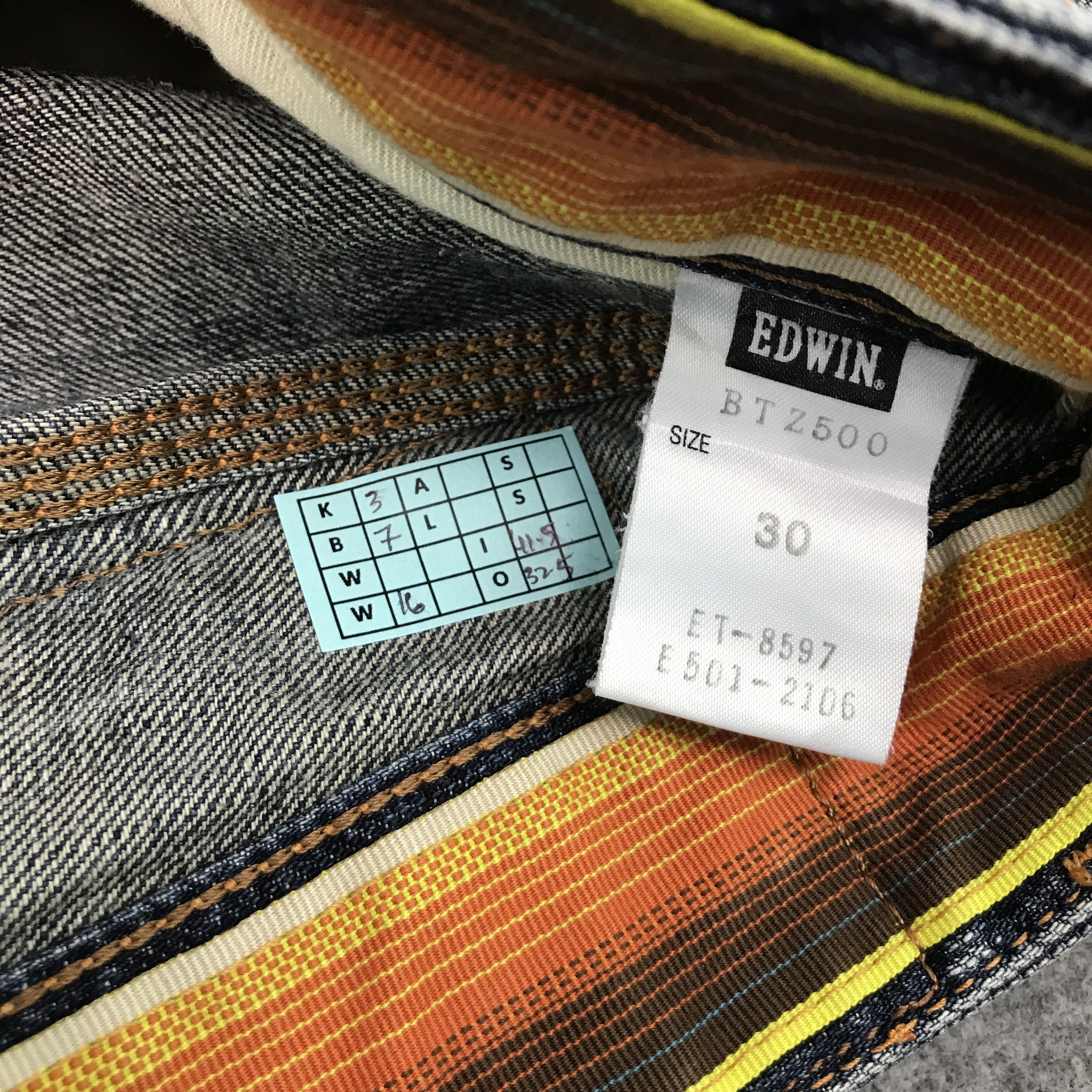 Edwin BOOTCUT DENIM EDWIN JAPAN DISTRESSED JEANS FADED PANTS Size US 30 / EU 46 - 14 Thumbnail