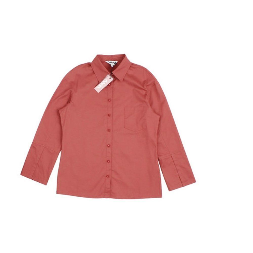 Other NWT New VHNY Red Cotton Button Down Shirt Size M Size M / US 6-8 / IT 42-44 - 2 Thumbnail