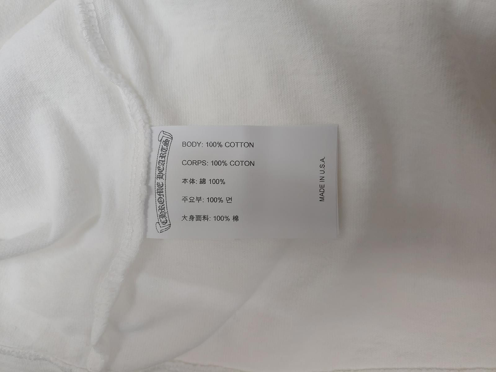Chrome Hearts Embroidered Pocket Tee in White