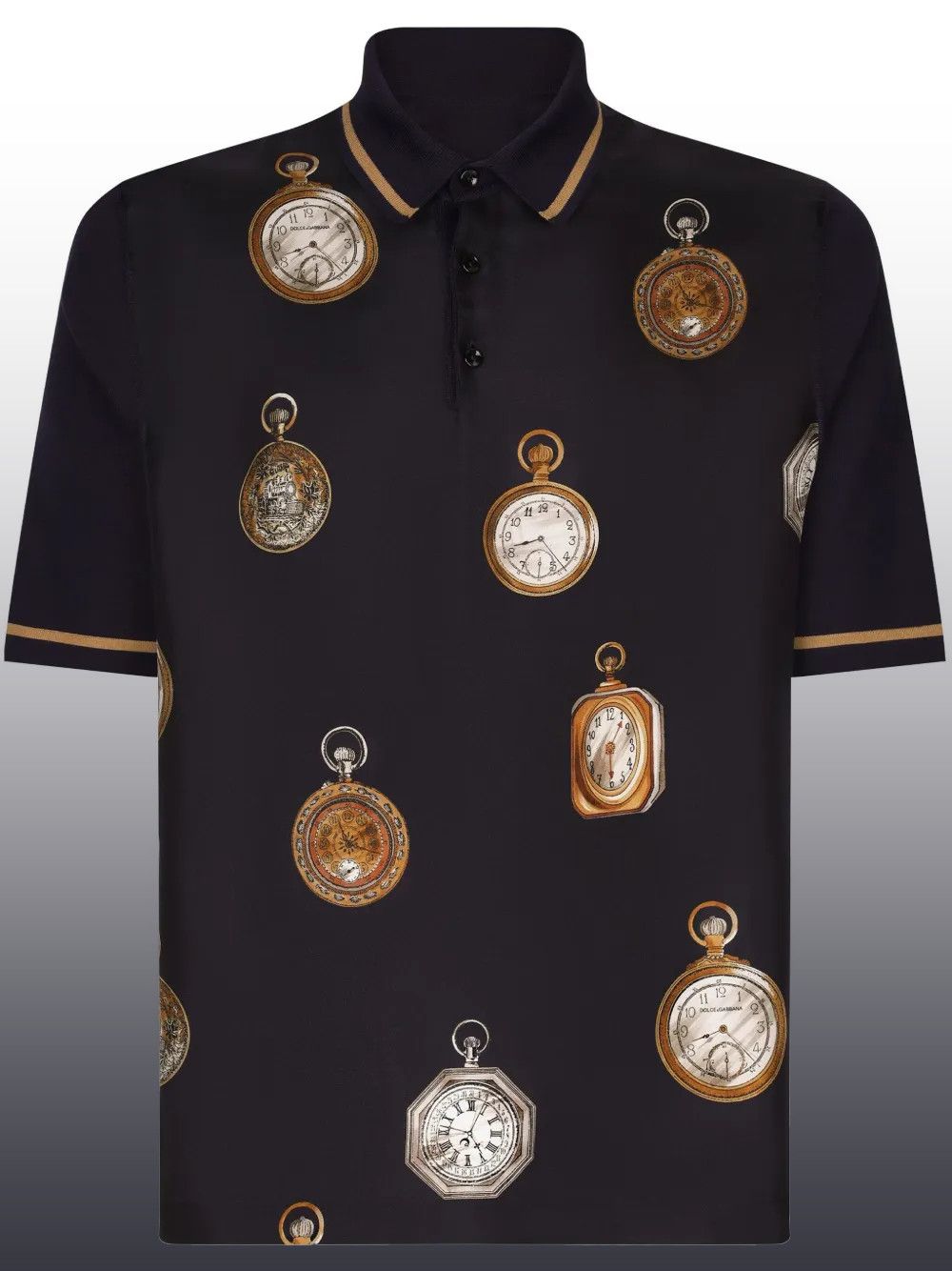 Other Watches-Print Polo Shirt – Novelty Graphic Classic Size US M / EU 48-50 / 2 - 1 Thumbnail