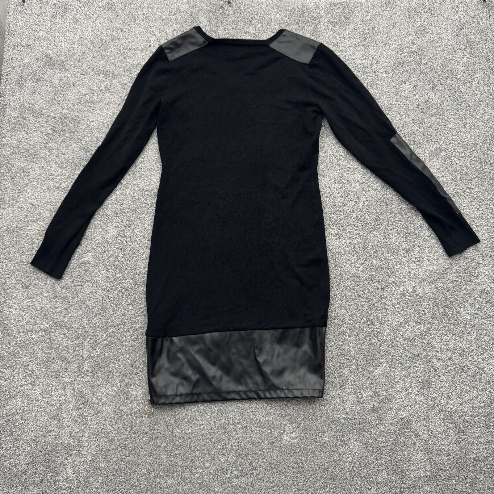 Other Edgy Rocker Chic Dress M Vegan Leather Moto Punk Goth Y2K Size M / US 6-8 / IT 42-44 - 9 Thumbnail