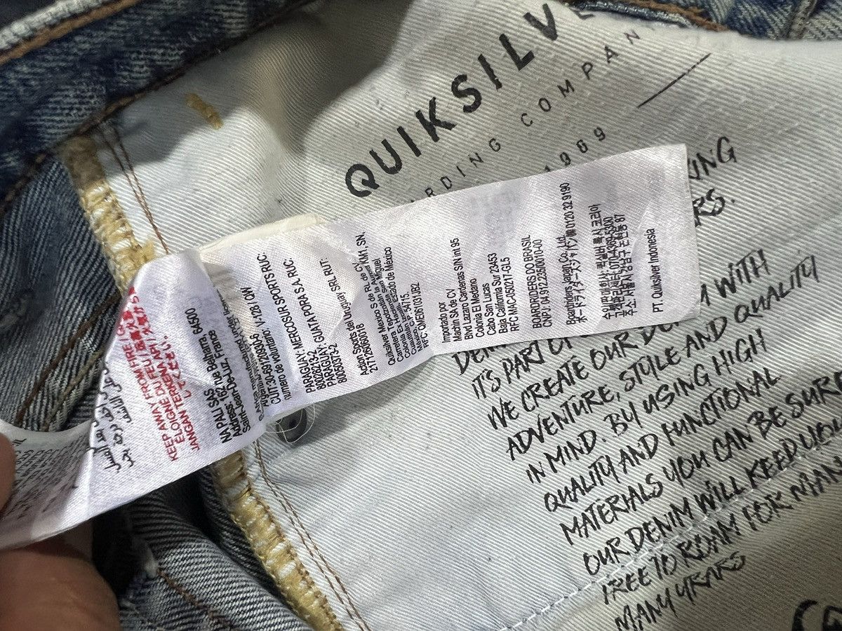 Quiksilver 🔥Rare Quiksilver Distressed Denim Size US 35 - 18 Thumbnail