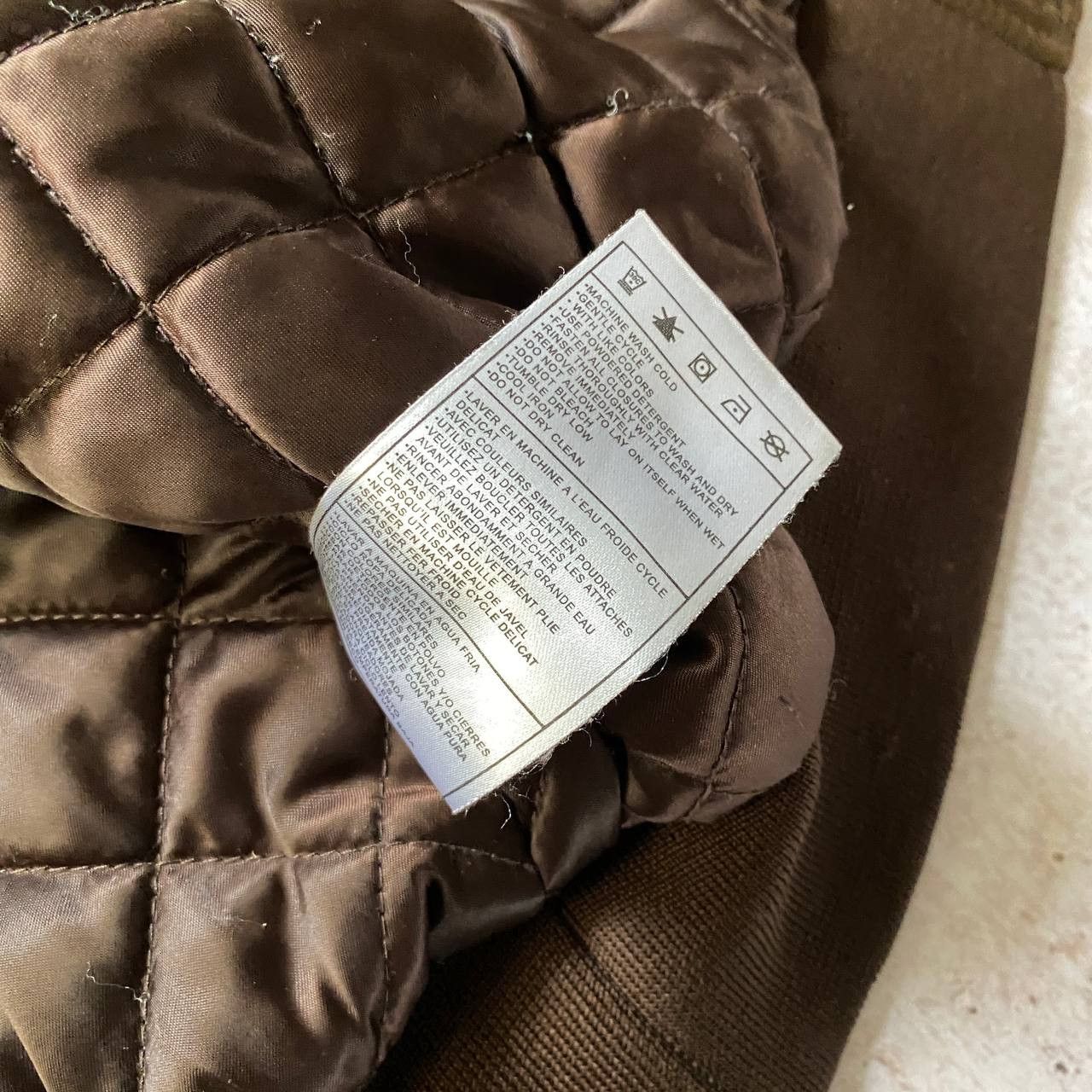 Nike VINTAGE Y2K NIKE AIR BIG LOGO NYLON BROWN BOMBER JACKET 154 Size US L / EU 52-54 / 3 - 5 Thumbnail