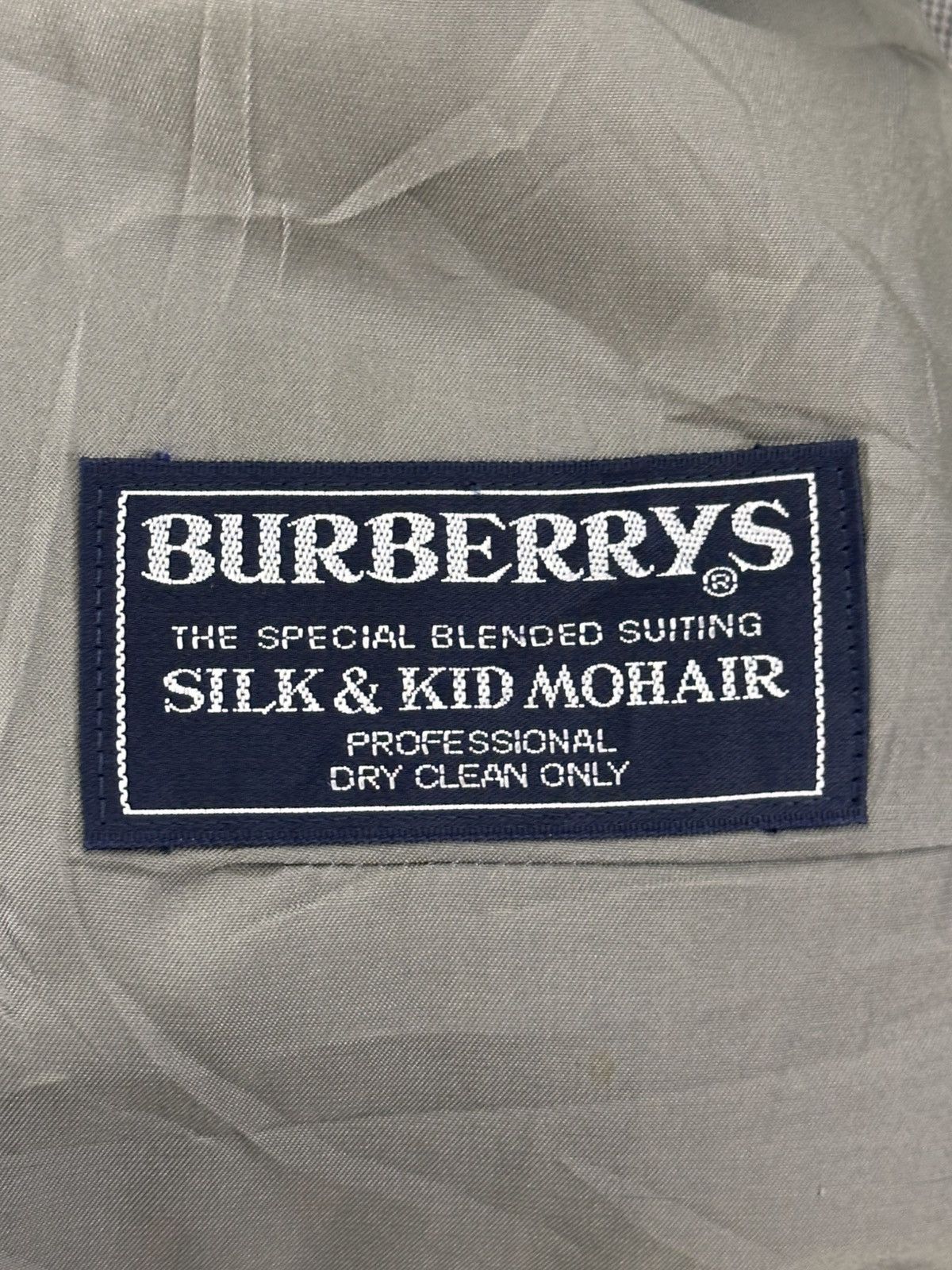 Burberry Vintage Burberrys Houndstooth Silk & Kid Mohair Coat Jacket Size US L / EU 52-54 / 3 - 12 Thumbnail