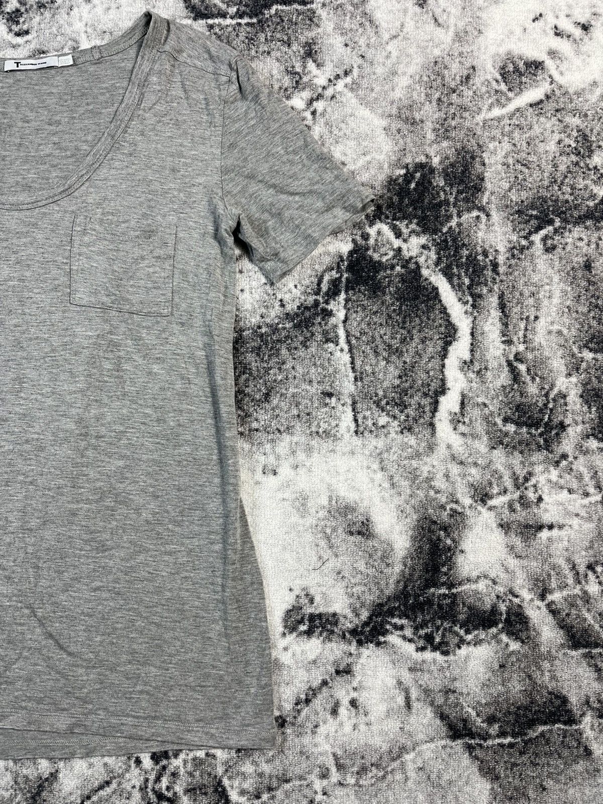 Alexander Wang Alexander Wang T Shirt Grey Minimal Pocket Tee Size US S / EU 44-46 / 1 - 3 Thumbnail