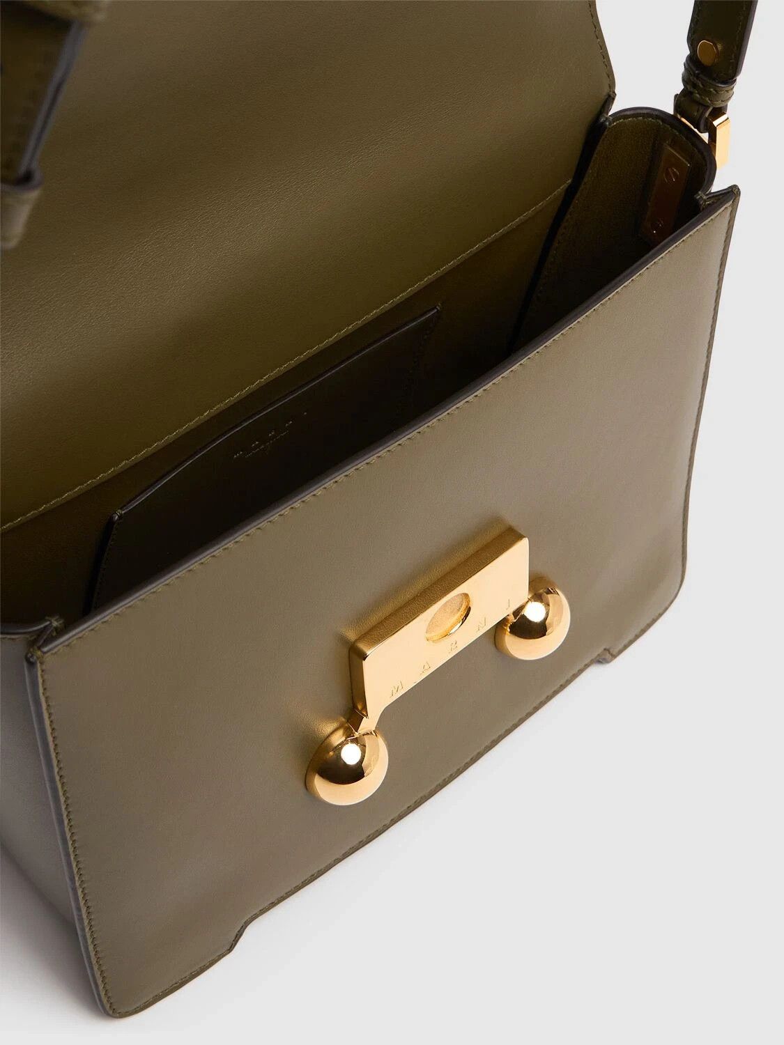 Marni MARNI Trunkaroo Medium Deep Sage Green Bag Size ONE SIZE - 4 Thumbnail