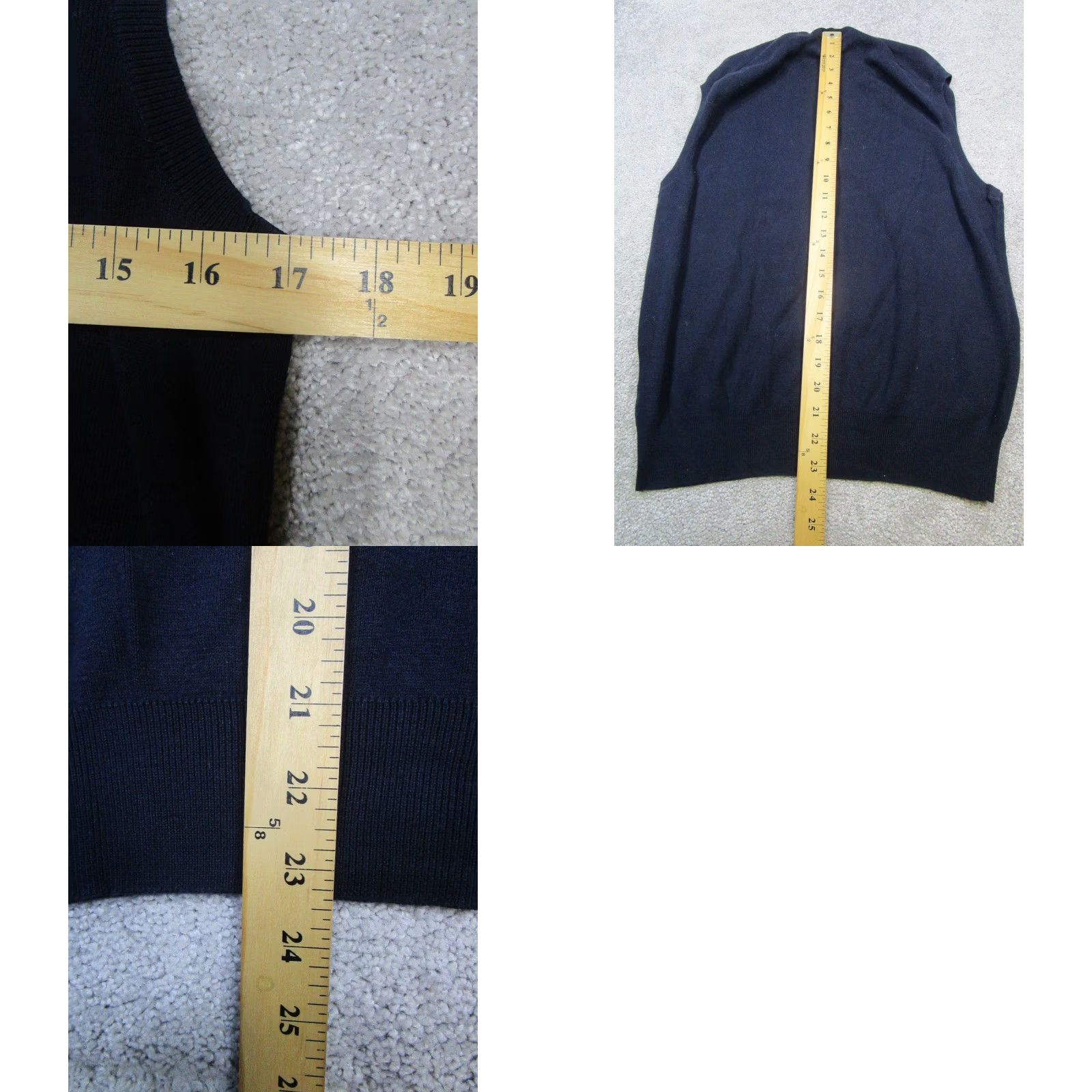 Polo Ralph Lauren VINTAGE Polo Ralph Lauren Sweater Vest Women Small Blue Knit Sleeveless V-Neck Casual Size S / US 4 / IT 40 - 8 Thumbnail
