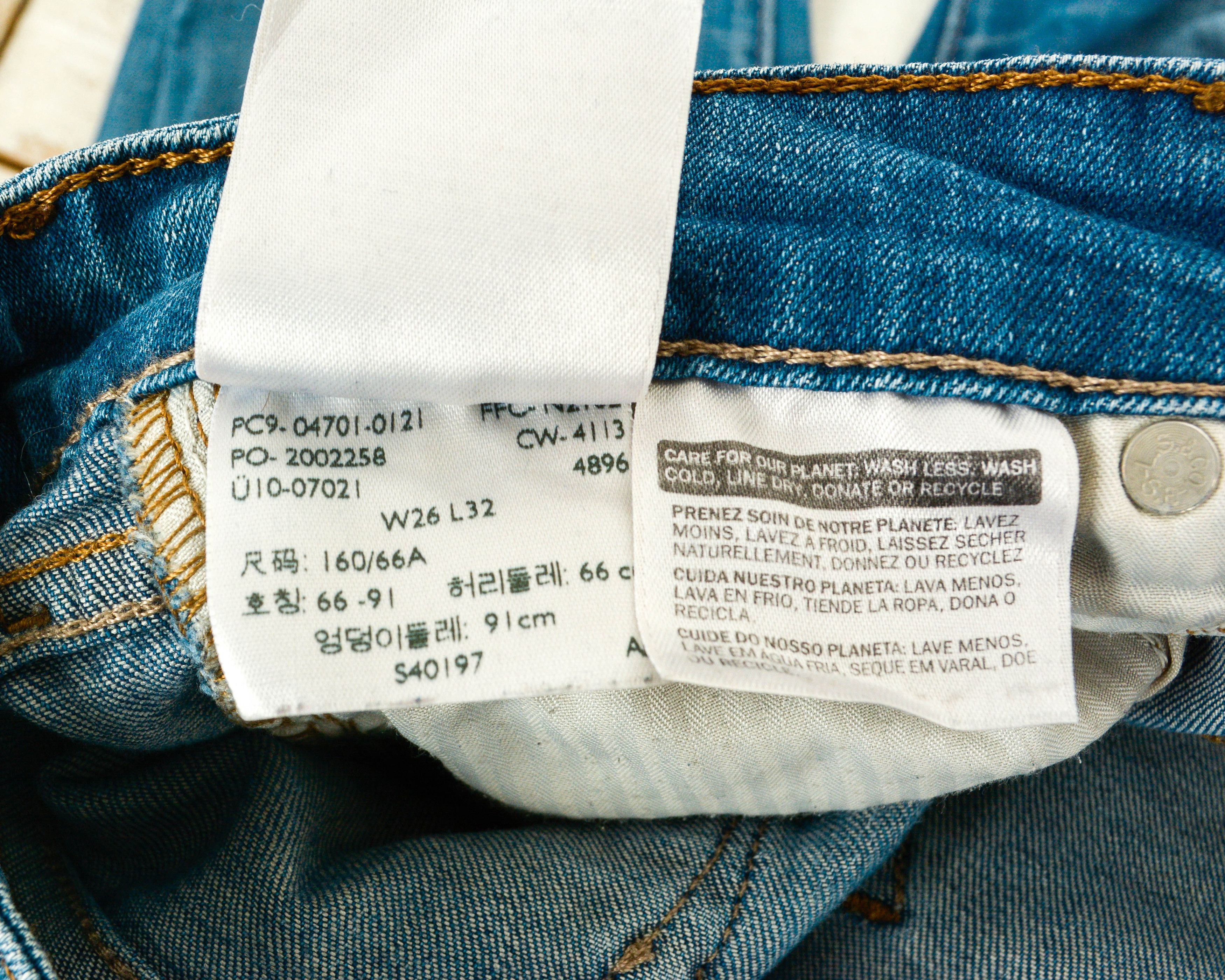 Levi's STRAUSS Demi Curve Classic Rise Slim Jeans Women's W26 L32 Size 26" / US 2 / IT 38 - 4 Thumbnail