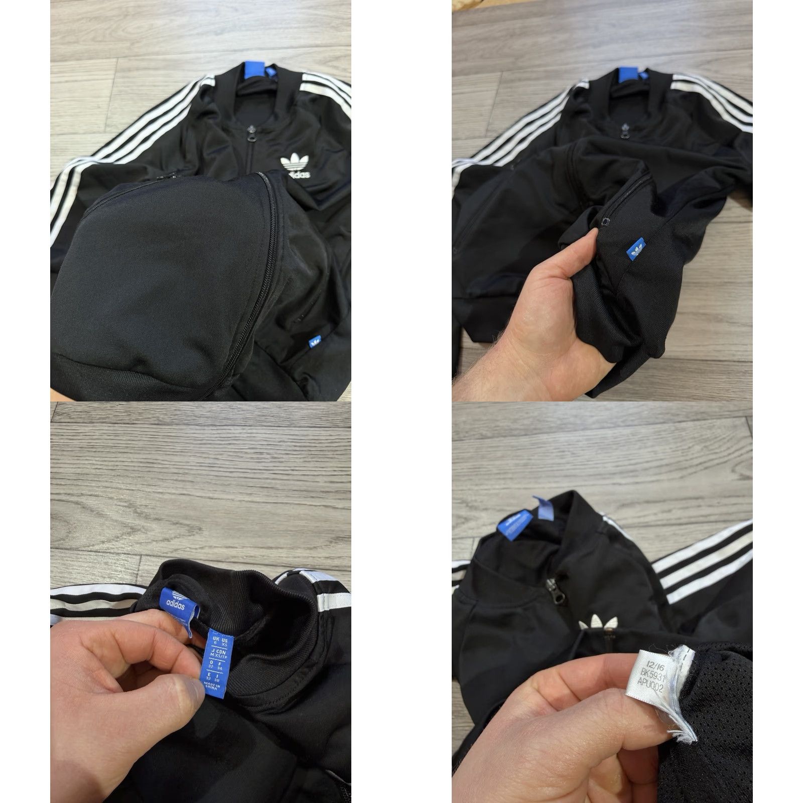 Adidas Adidas Originals FireBird Track Jacket Womens XS Black White Size 6 XS Size XS / US 0-2 / IT 36-38 - 8 Thumbnail