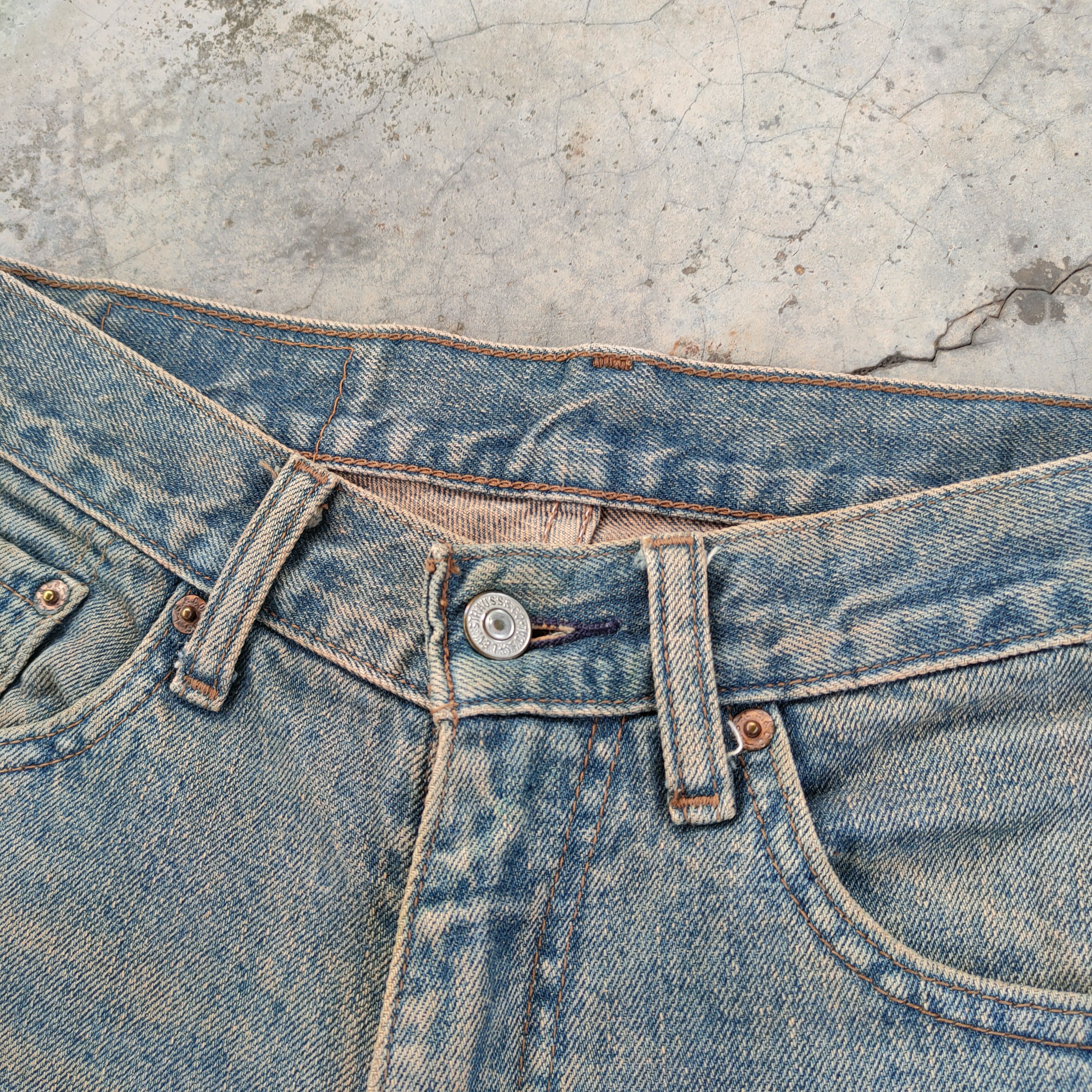 Levi's Vintage Clothing W29 VINTAGE LEVI'S 533 RUSTY DISTRESSED JEAN DENIM PANTS Size US 29 - 5 Thumbnail
