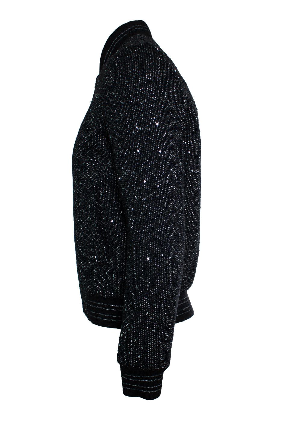 Saint Laurent Paris Saint Laurent, 2019 embellished woven bomber jacket Size US M / EU 48-50 / 2 - 2 Thumbnail