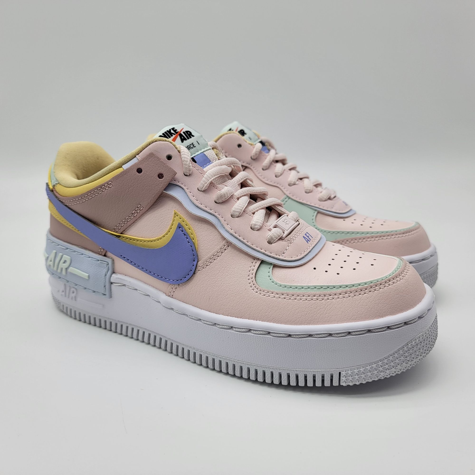 NEW Nike Air Force Shadow Pink White Lifestyle Shoes
