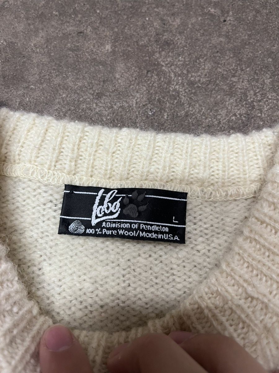 Pendleton Vintage Pendleton ‘Lobo’ 100% Pure Wool Knit Sweater Size US L / EU 52-54 / 3 - 3 Thumbnail