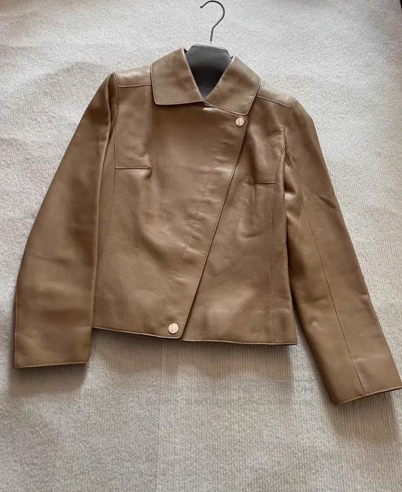 Hermes Hermes 24 autumn-winter leather jacket coat Size XXS / US 00 / IT 34 - 1 Thumbnail