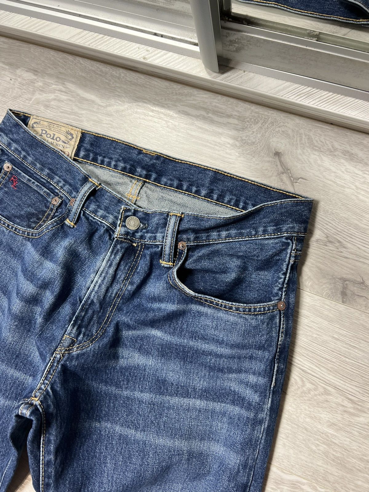 RRL Ralph Lauren Polo Ralph Lauren Jeans Blue Denim Pants Size US 31 - 4 Thumbnail