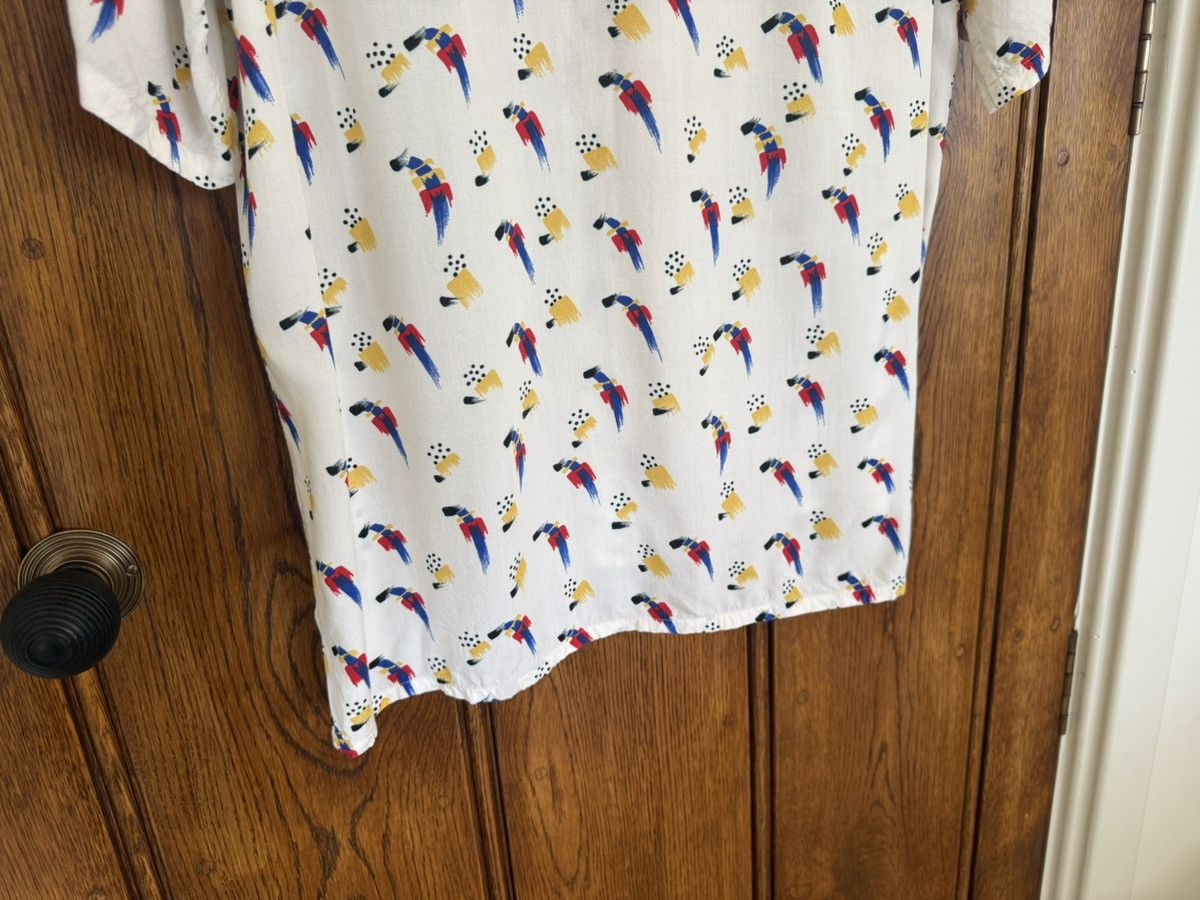 Saint Laurent Paris SS22 Saint Laurent parrot Hawaiian shirt bowling 41 grail Size US L / EU 52-54 / 3 - 18 Thumbnail