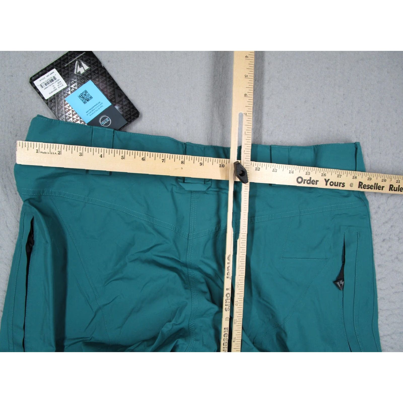 Ecco Homeschool Snow Pants Mens XL 38x32 Green Heavy Days II Ski Snowboard RECCO Pockets Water Resistant Size US 36 / EU 52 - 6 Thumbnail
