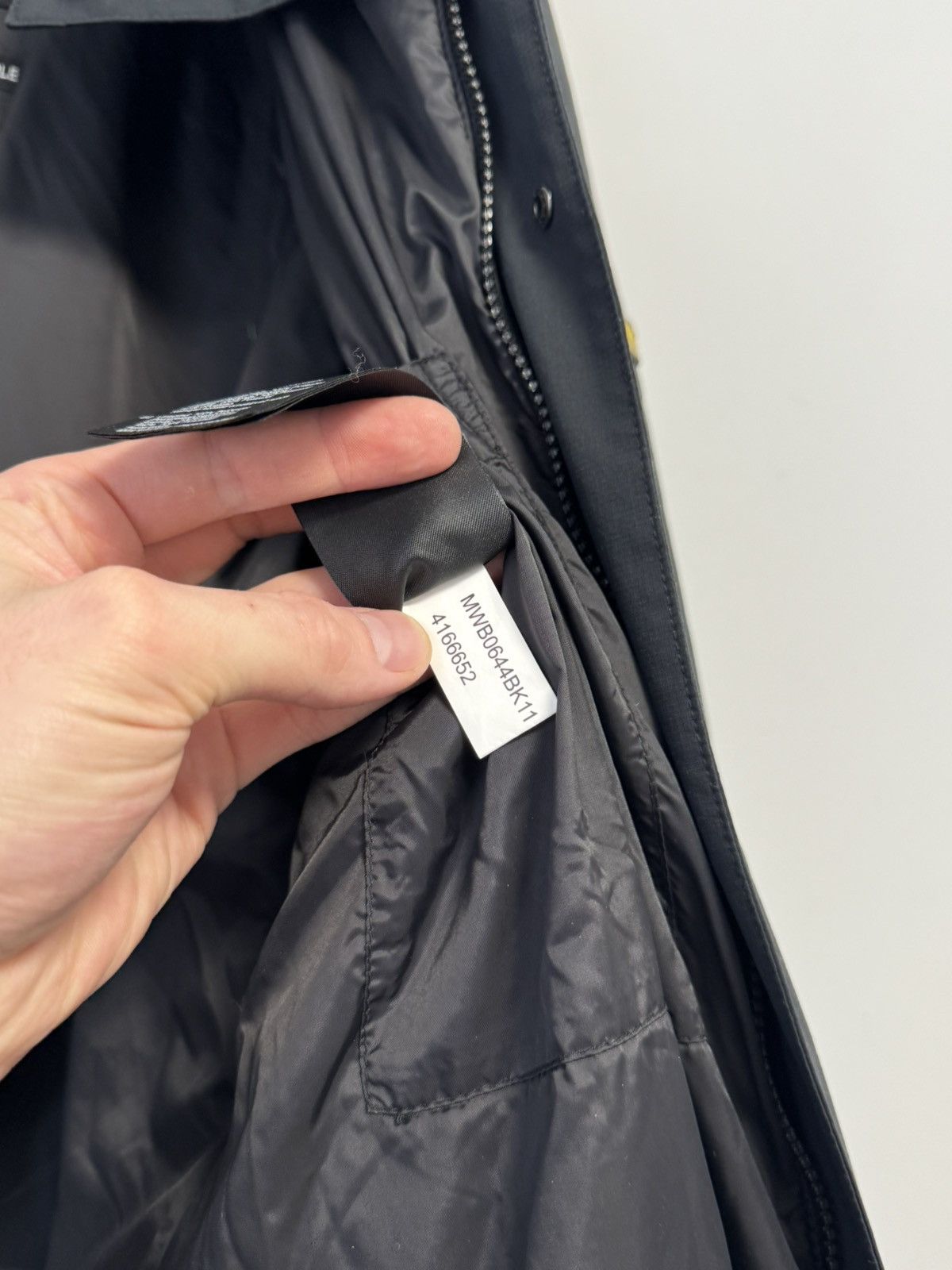 Barbour Barbour Triple Black Mens Hooded Bomber Biker Jacket Coat Size US L / EU 52-54 / 3 - 21 Thumbnail