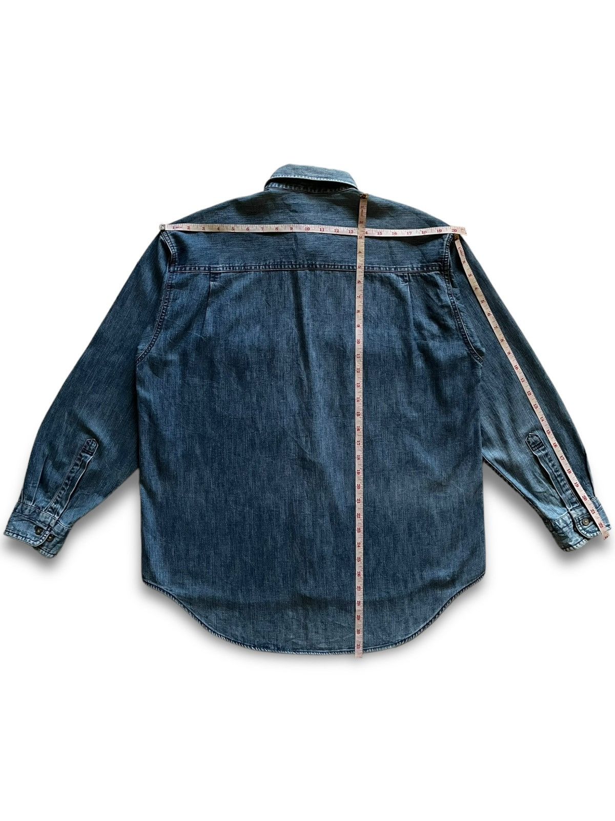 Kansai Yamamoto SALES🔥Vintage Kansai Jeans Button Ups Denim Size US L / EU 52-54 / 3 - 12 Thumbnail