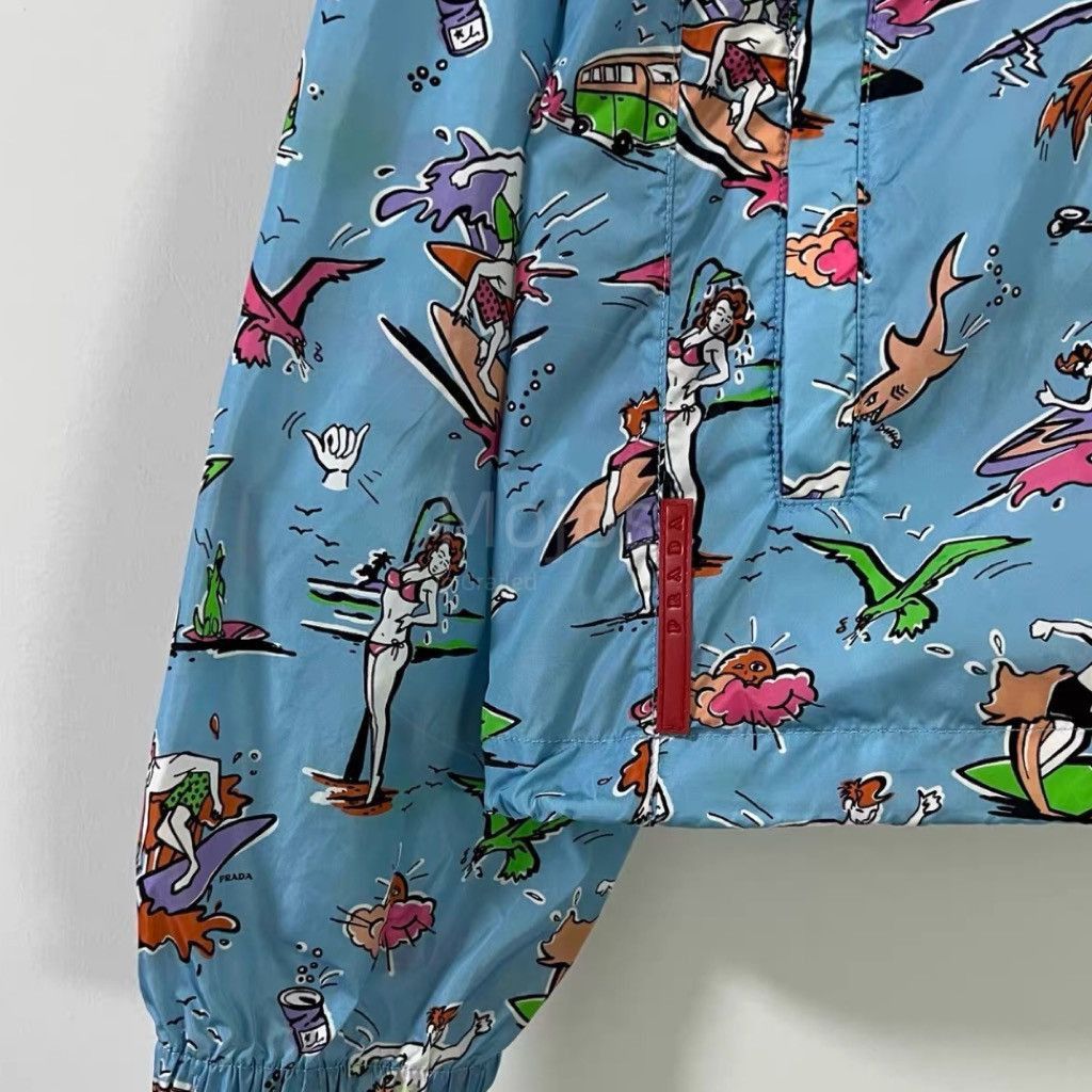 Prada Prada Painting Sports Jacket-2508 Size US XXL / EU 58 / 5 - 4 Thumbnail