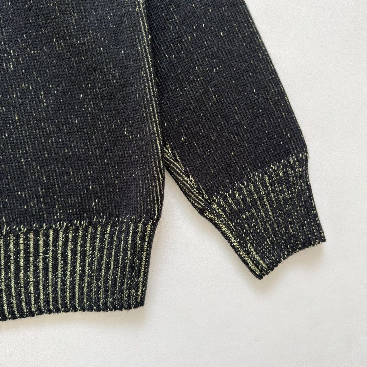 GR10K Black/Lime ‘Aimless Compact Knit’ Sweater Size US M / EU 48-50 / 2 - 14 Thumbnail
