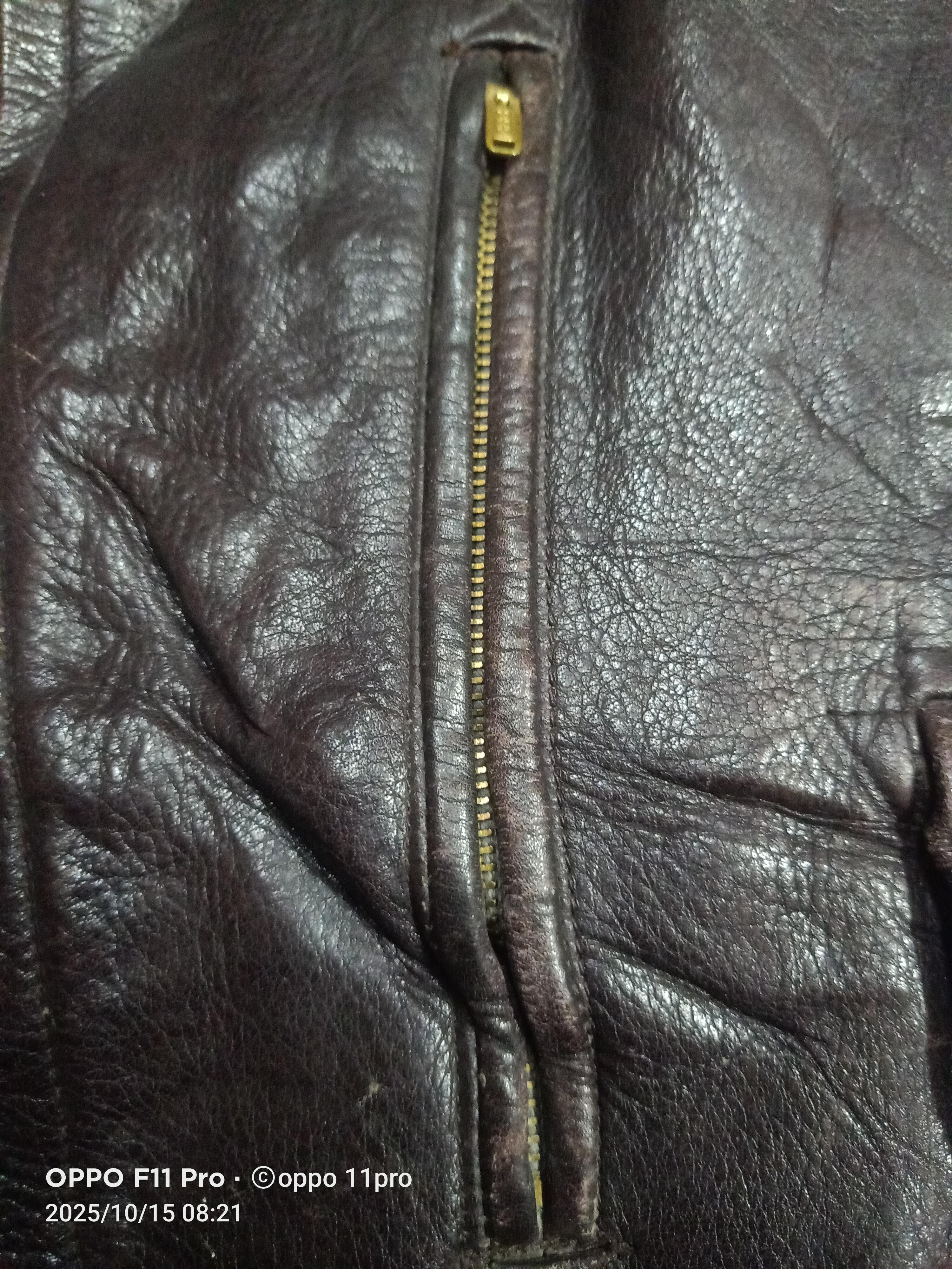Other 🌟Hawks Jumper Leather Double Collar Jacket Men🌟 Size US L / EU 52-54 / 3 - 5 Thumbnail