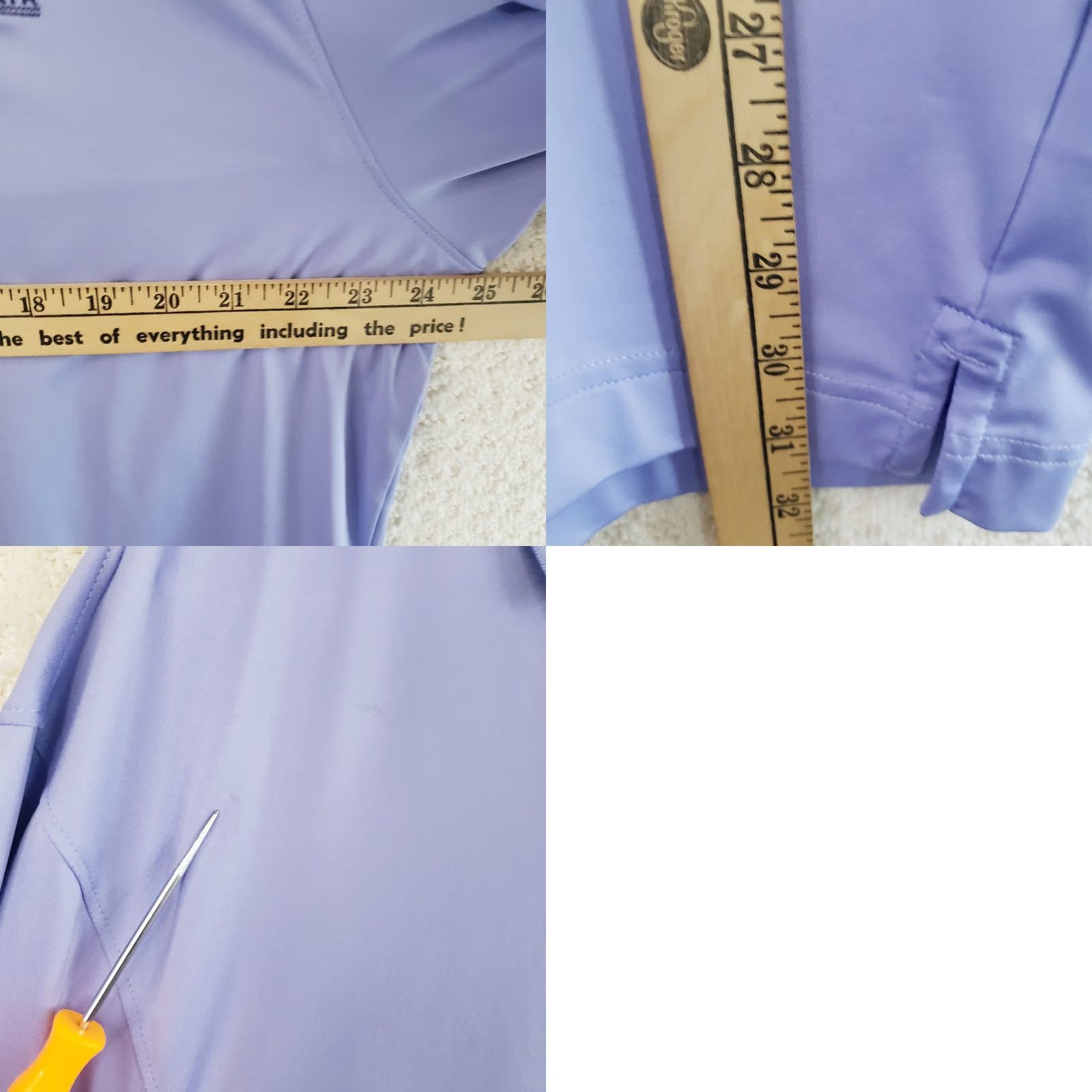 Cutter & Buck Cutter Buck Golf Polo Shirt Adult L Purple Short Sleeve Belfair Logo Mens Size US L / EU 52-54 / 3 - 9 Thumbnail
