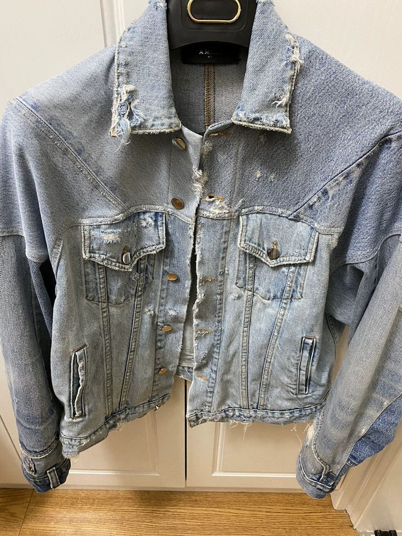 Amiri makes old damaged denim jackets-2506