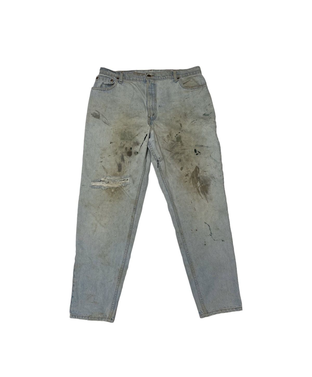 Levi's × Vintage CRAZY Y2K 90’s GRUNGE ACNE STUDIOS THRASHED LEVIS JEANS 35 Size US 35 - 1 Thumbnail