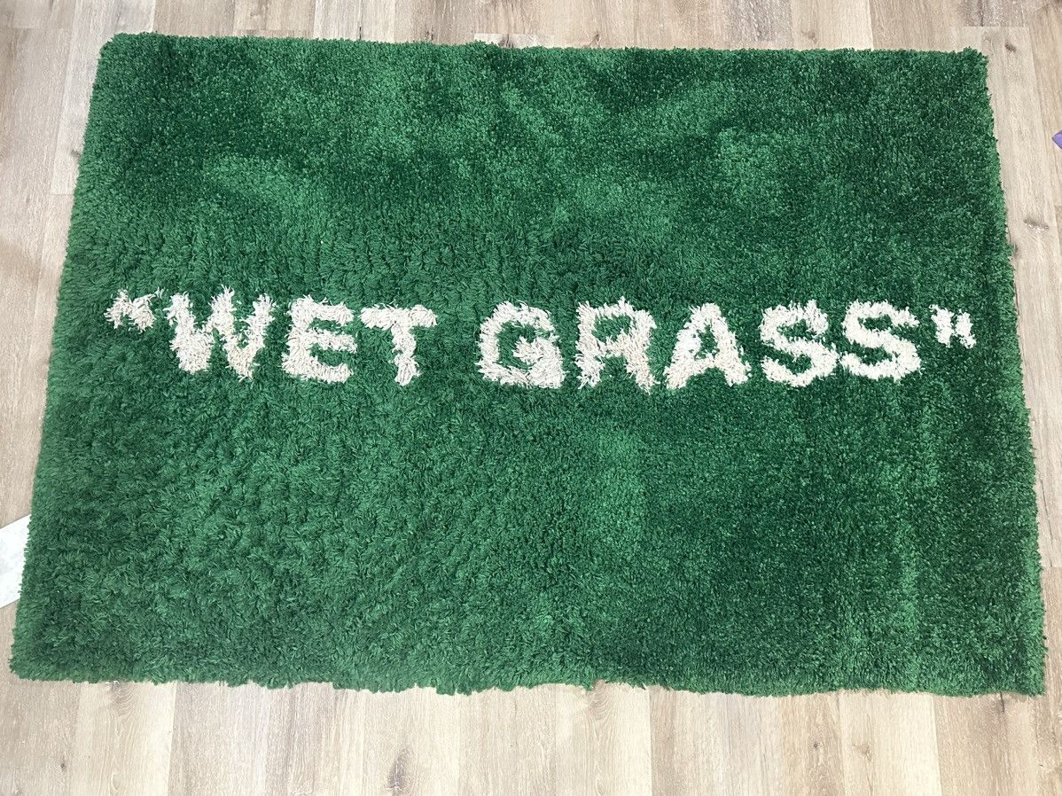 Virgil Abloh & Ikea Markerad, a carpet, Wet Grass, ca 195 x 132 cm