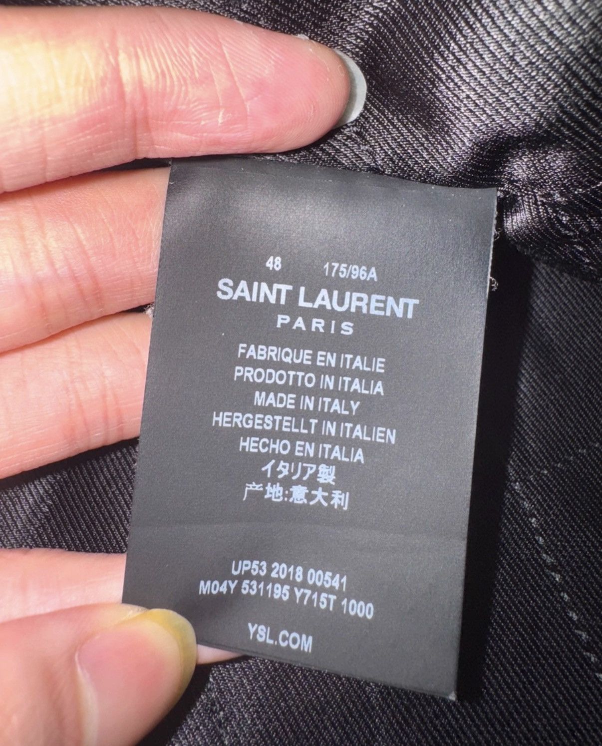 Saint Laurent Paris SLP) 18FW Runway Raccoon Fur Collar Zip-Up Hooded Fur Coat Size US M / EU 48-50 / 2 - 8 Thumbnail