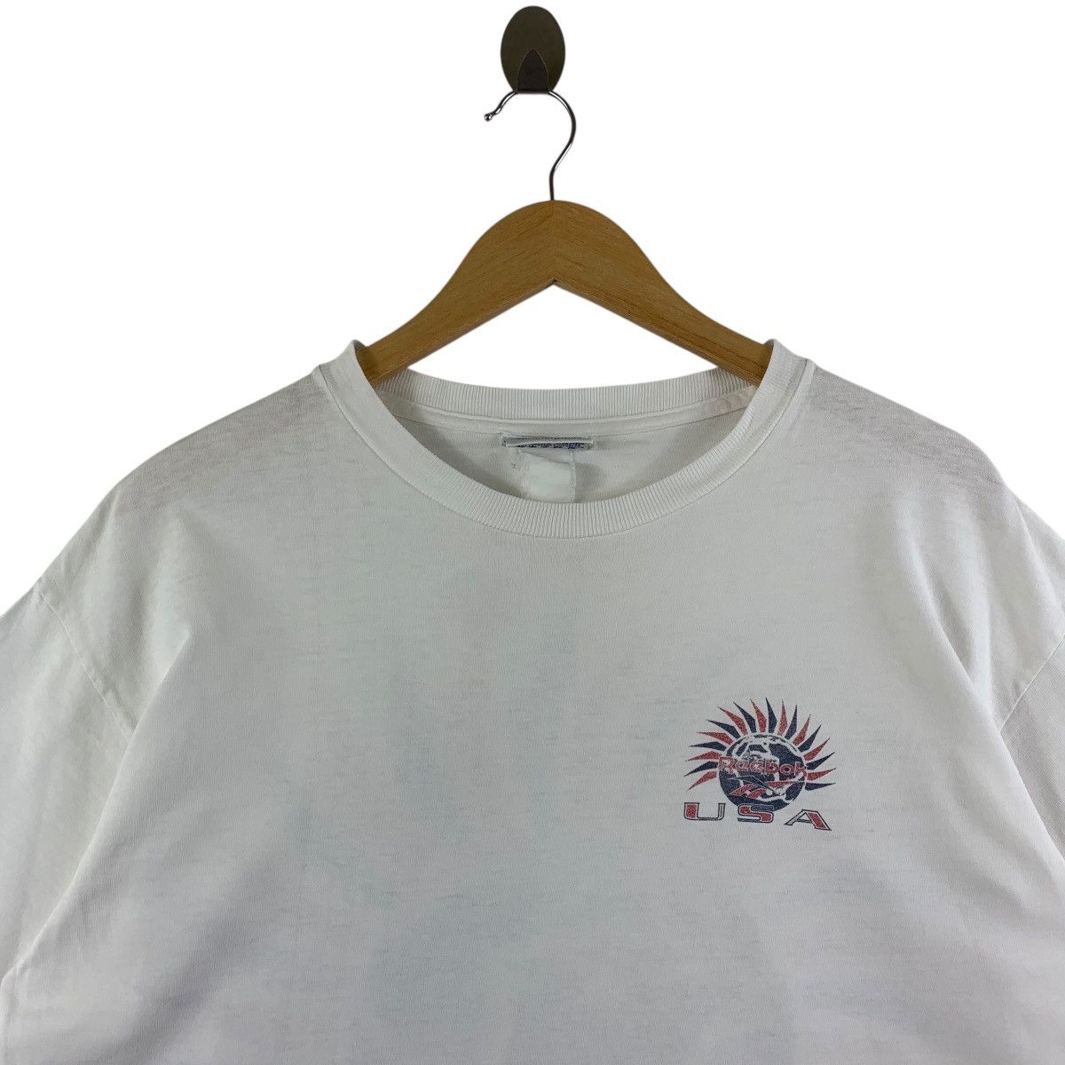 Reebok × Vintage Vintage REEBOK atlanta hopefull white tee Size US L / EU 52-54 / 3 - 3 Thumbnail