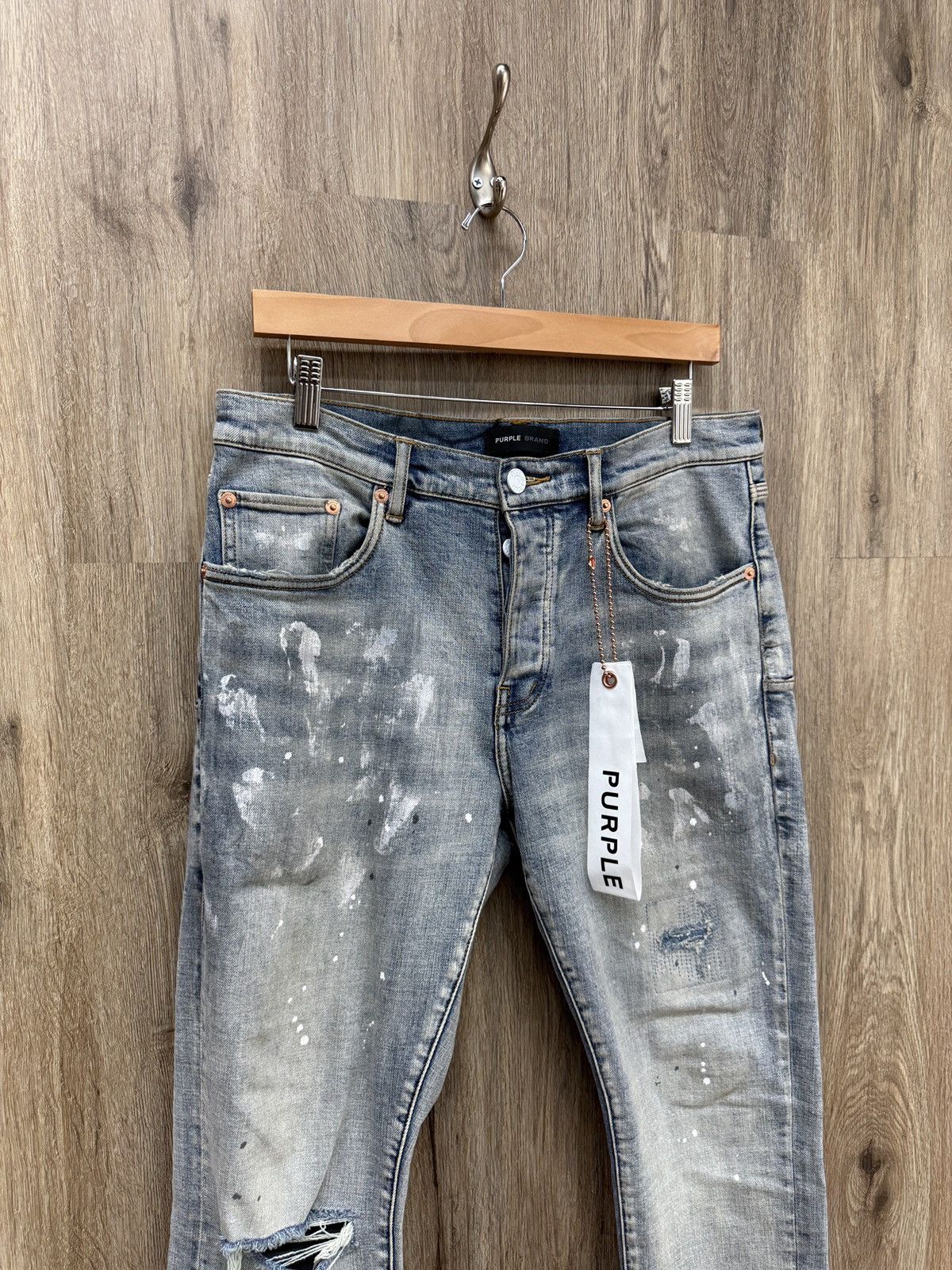 Purple Purple Denim Jeans Size US 32 / EU 48 - 3 Thumbnail