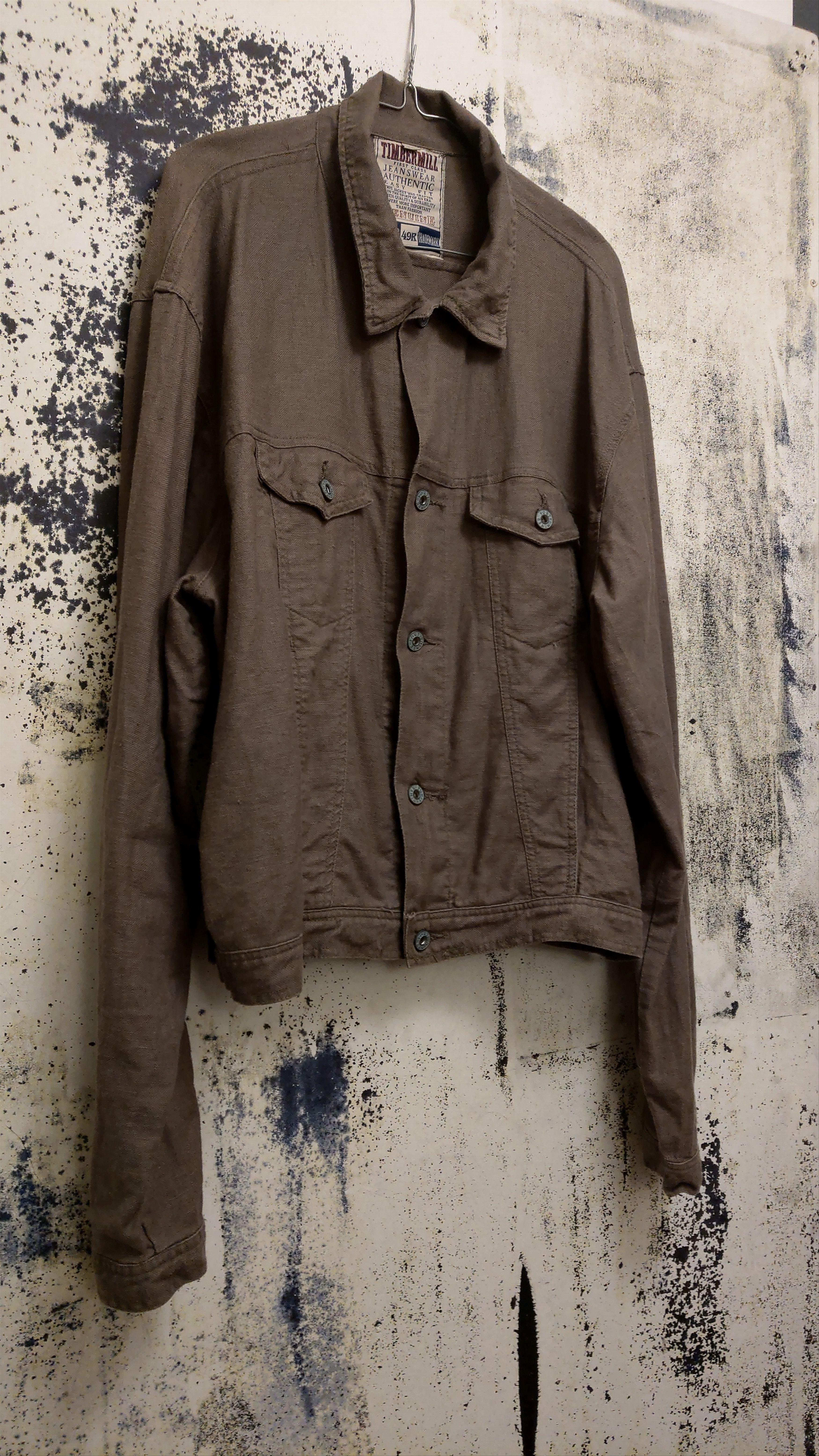Vintage Vintage Linen Worker Jacket Industrial Raw y2k opium Size US XL / EU 56 / 4 - 8 Thumbnail