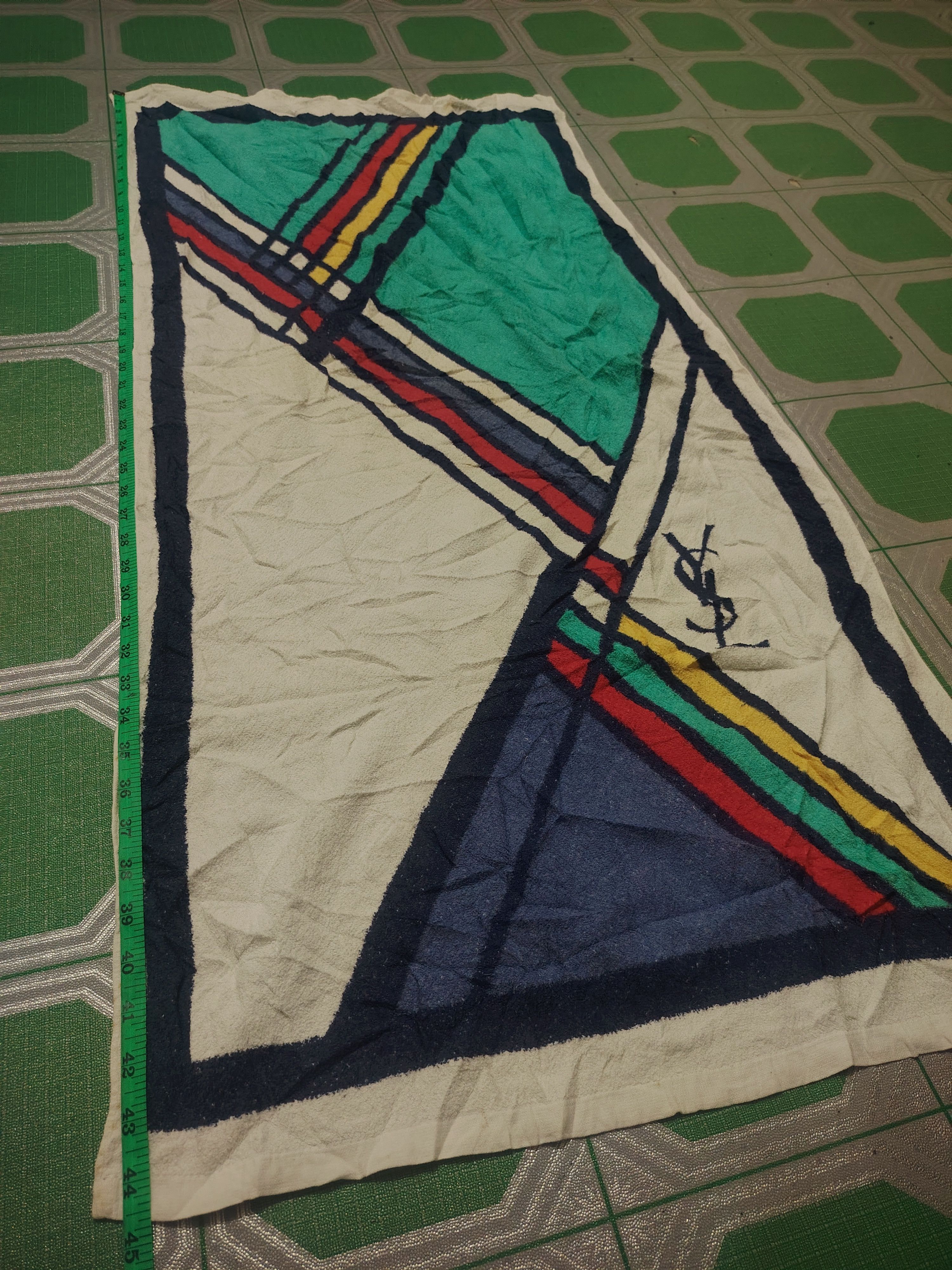 Yves Saint Laurent Vtg Japan YSL YvesSaintLaurent Towel Multicolour Size ONE SIZE - 15 Thumbnail