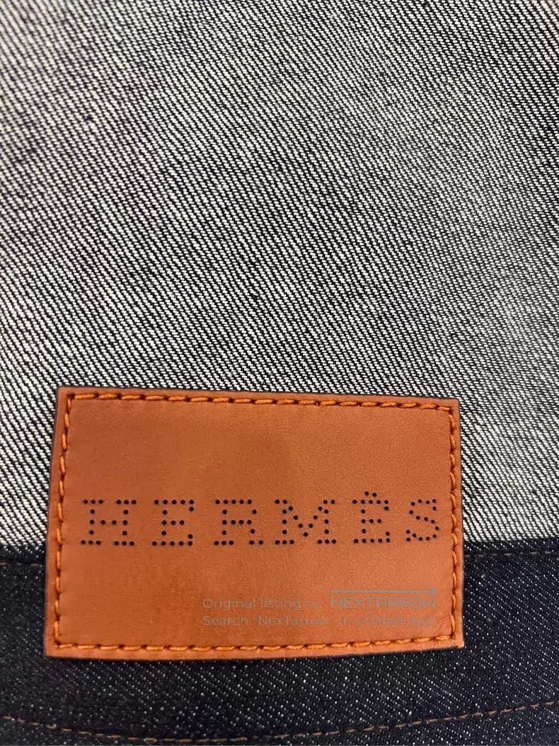 Hermes Hermes Spur Embroidered Denim Jacket Size US S / EU 44-46 / 1 - 6 Thumbnail